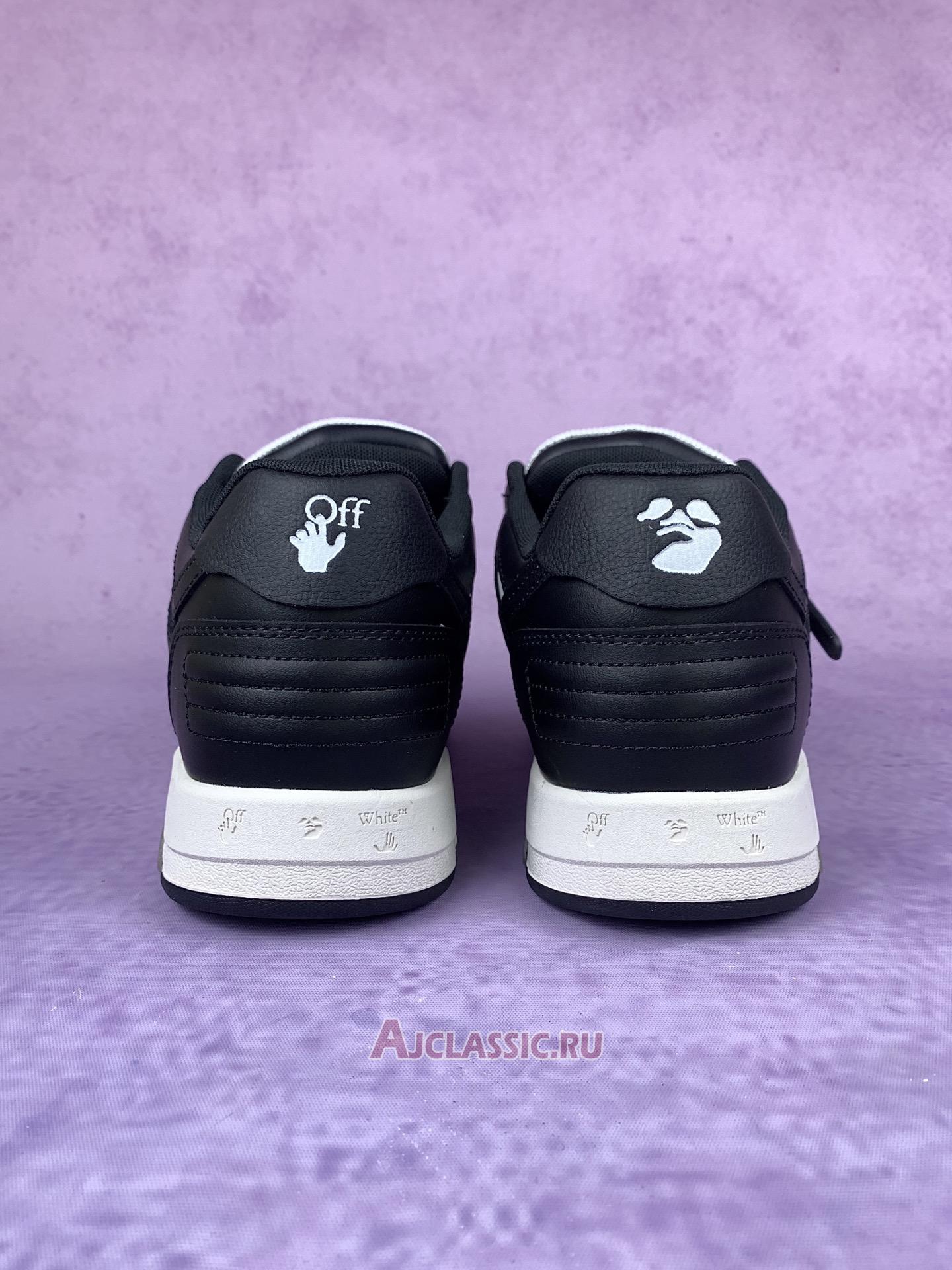 New Off-White Out of Office "Black White" OMIA189C99LEA001 1004 Shoes