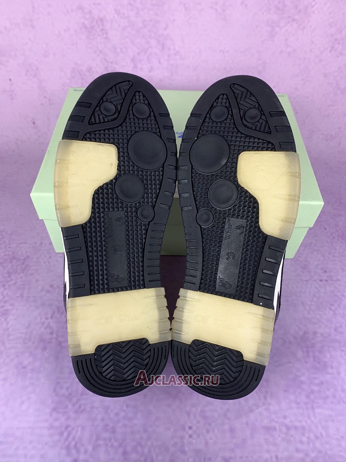 New Off-White Out of Office "Black White" OMIA189C99LEA001 1004 Shoes