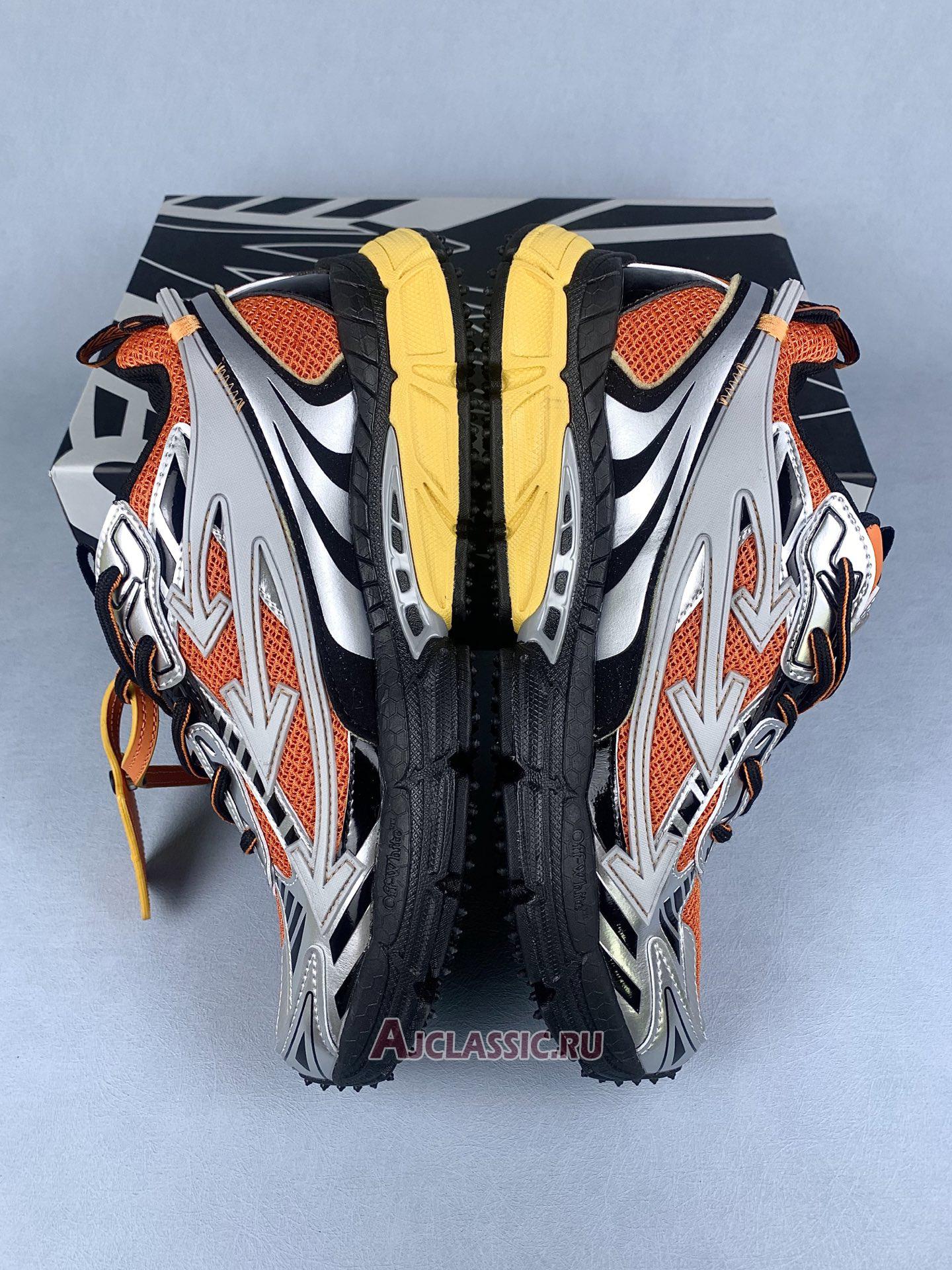 New Off-White Be Right Back "Silver Orange" OMIA295S25FAB001 7225 Shoes