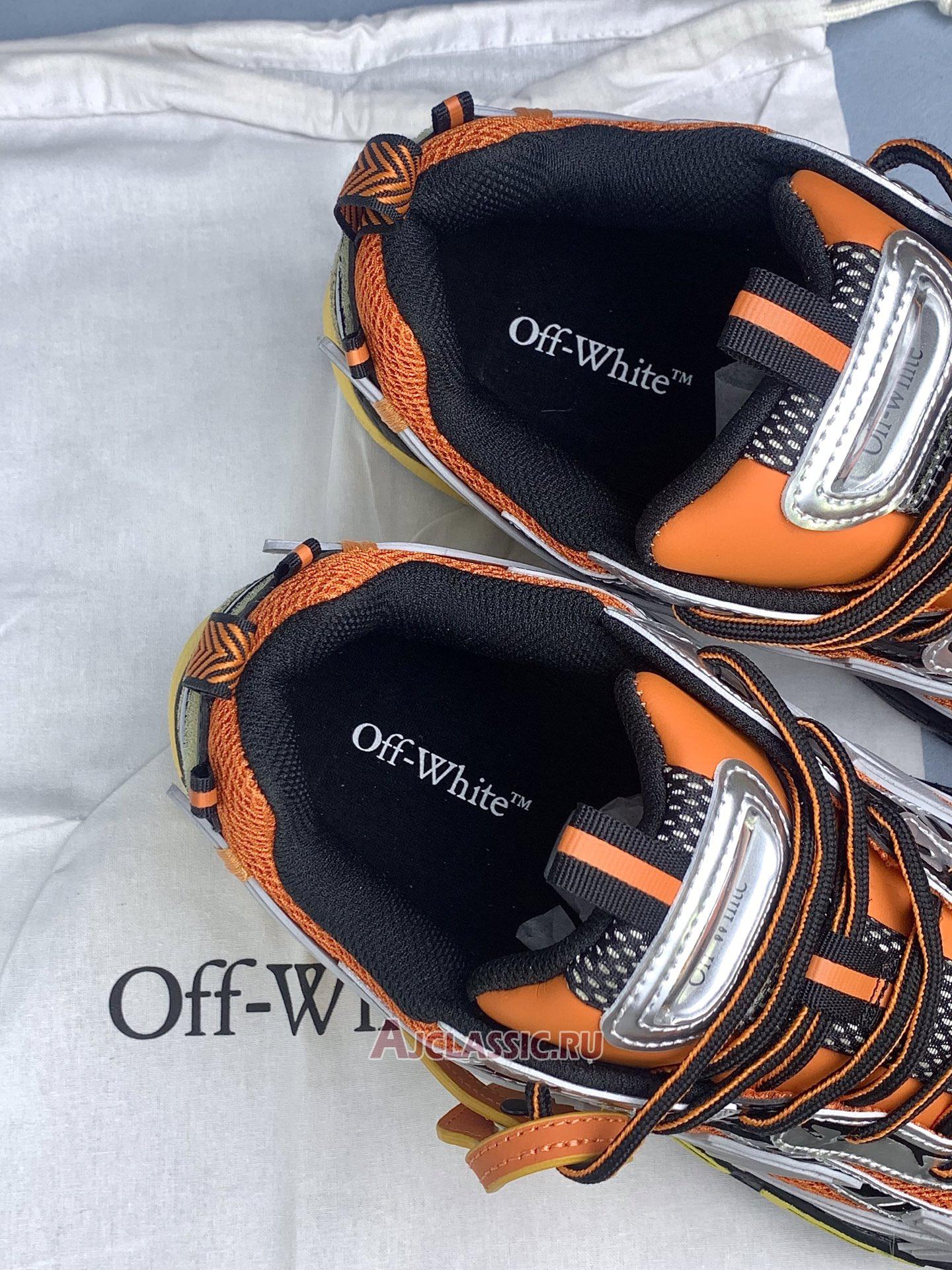 New Off-White Be Right Back "Silver Orange" OMIA295S25FAB001 7225 Shoes
