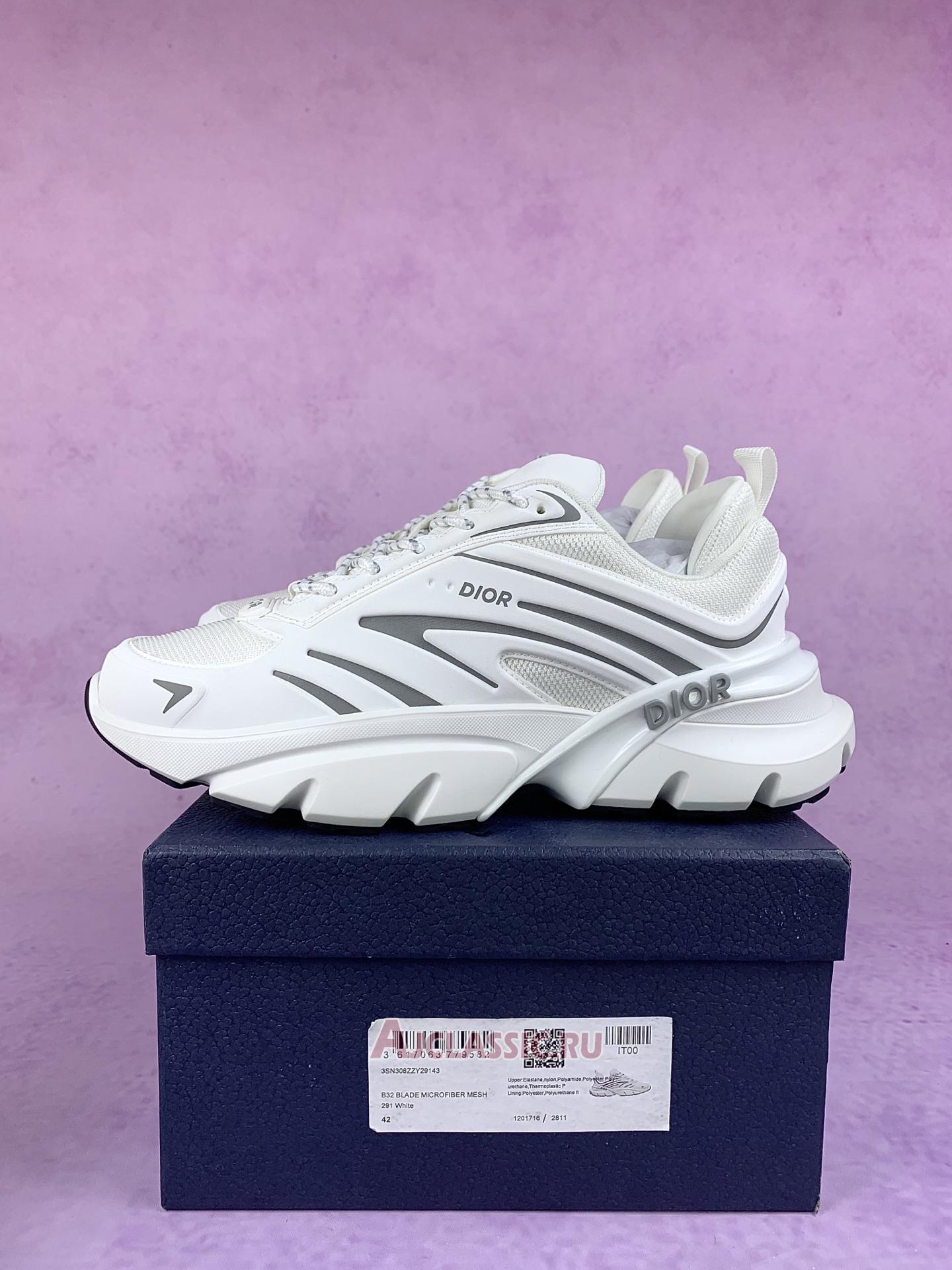 New Dior B44 Blade "White" Sneaker 3SN306ZZY H080 Shoes