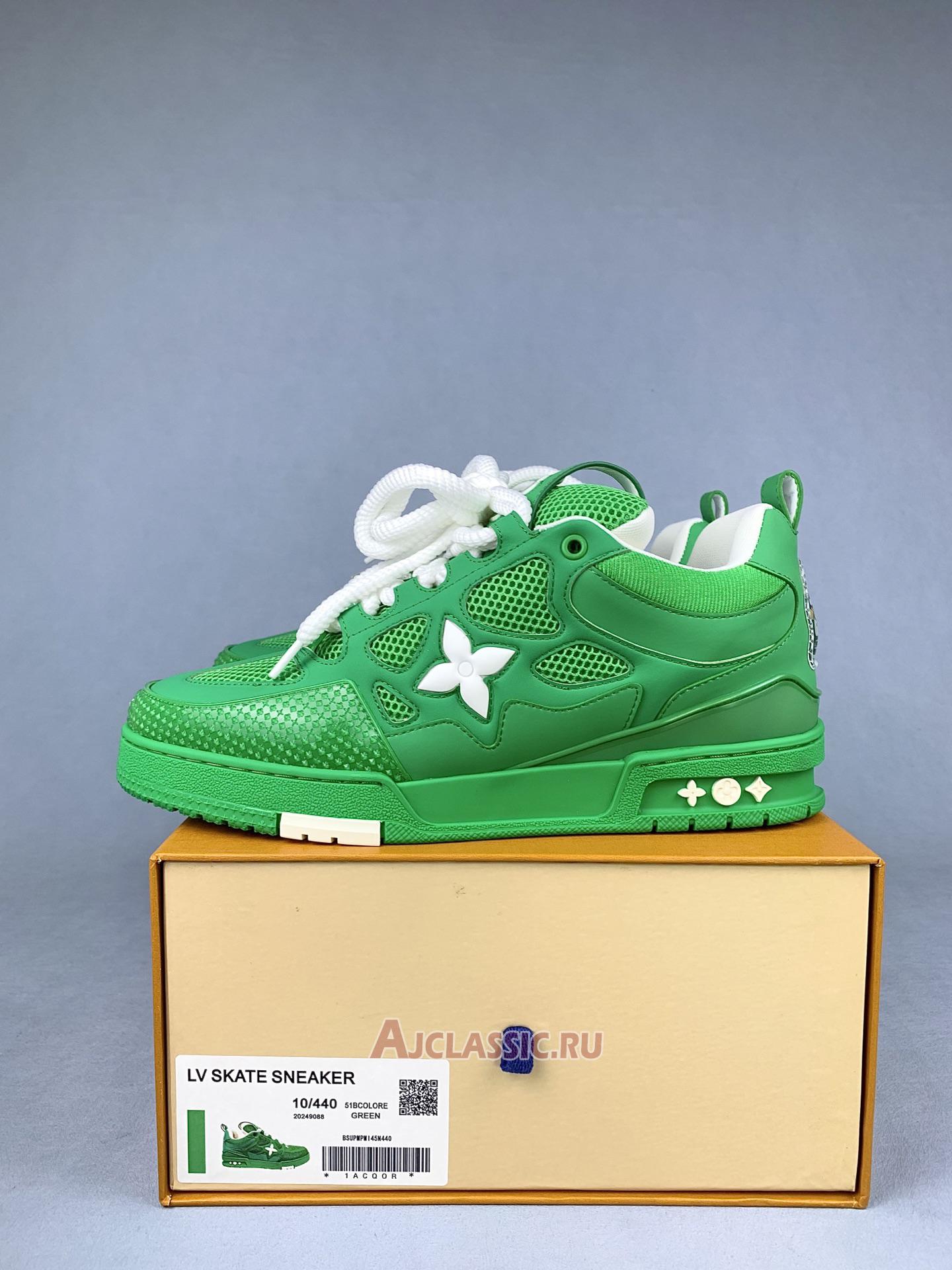New Louis Vuitton LV Skate Sneaker "Green" 1AHDC5 Shoes