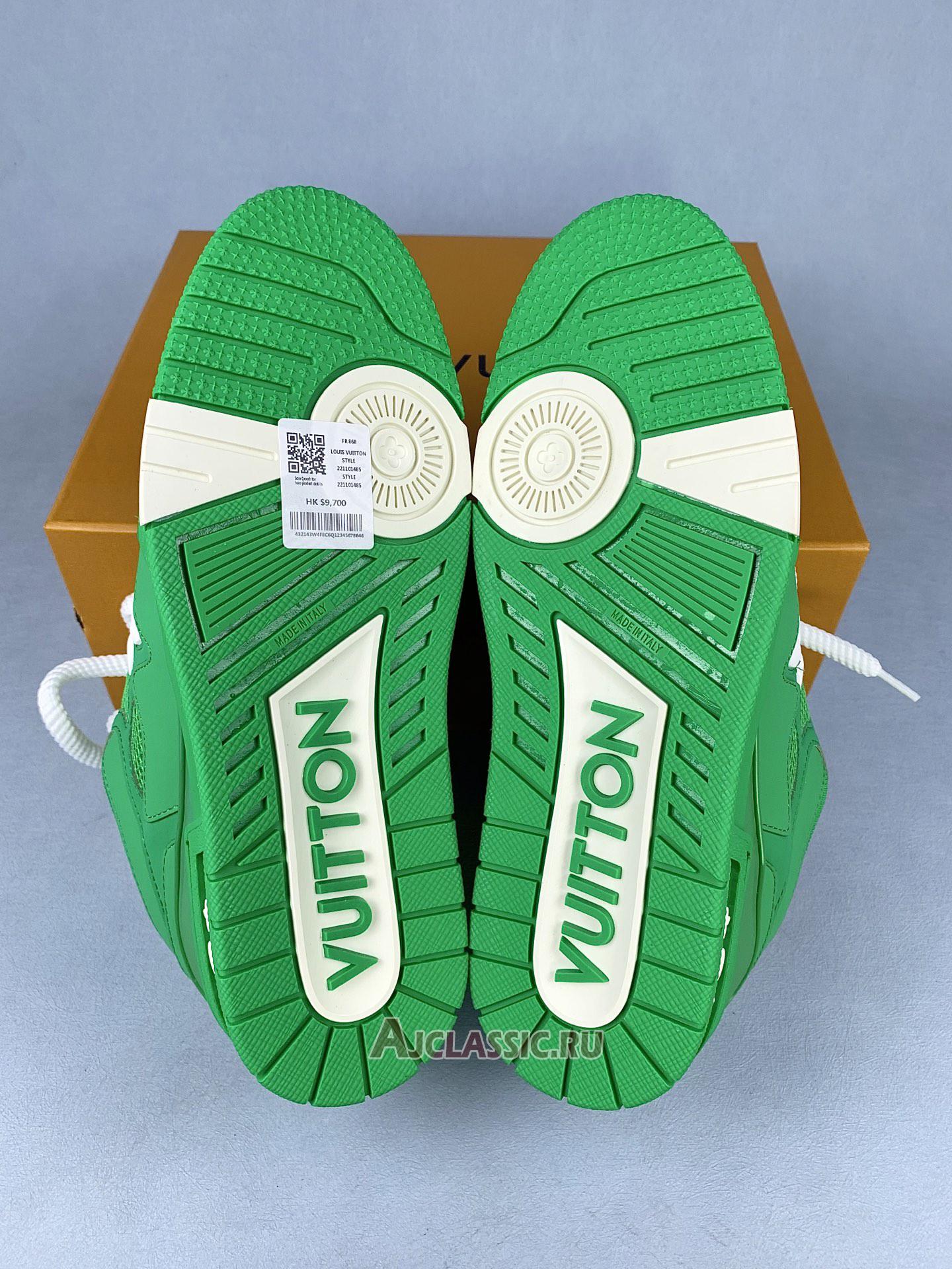 New Louis Vuitton LV Skate Sneaker "Green" 1AHDC5 Shoes