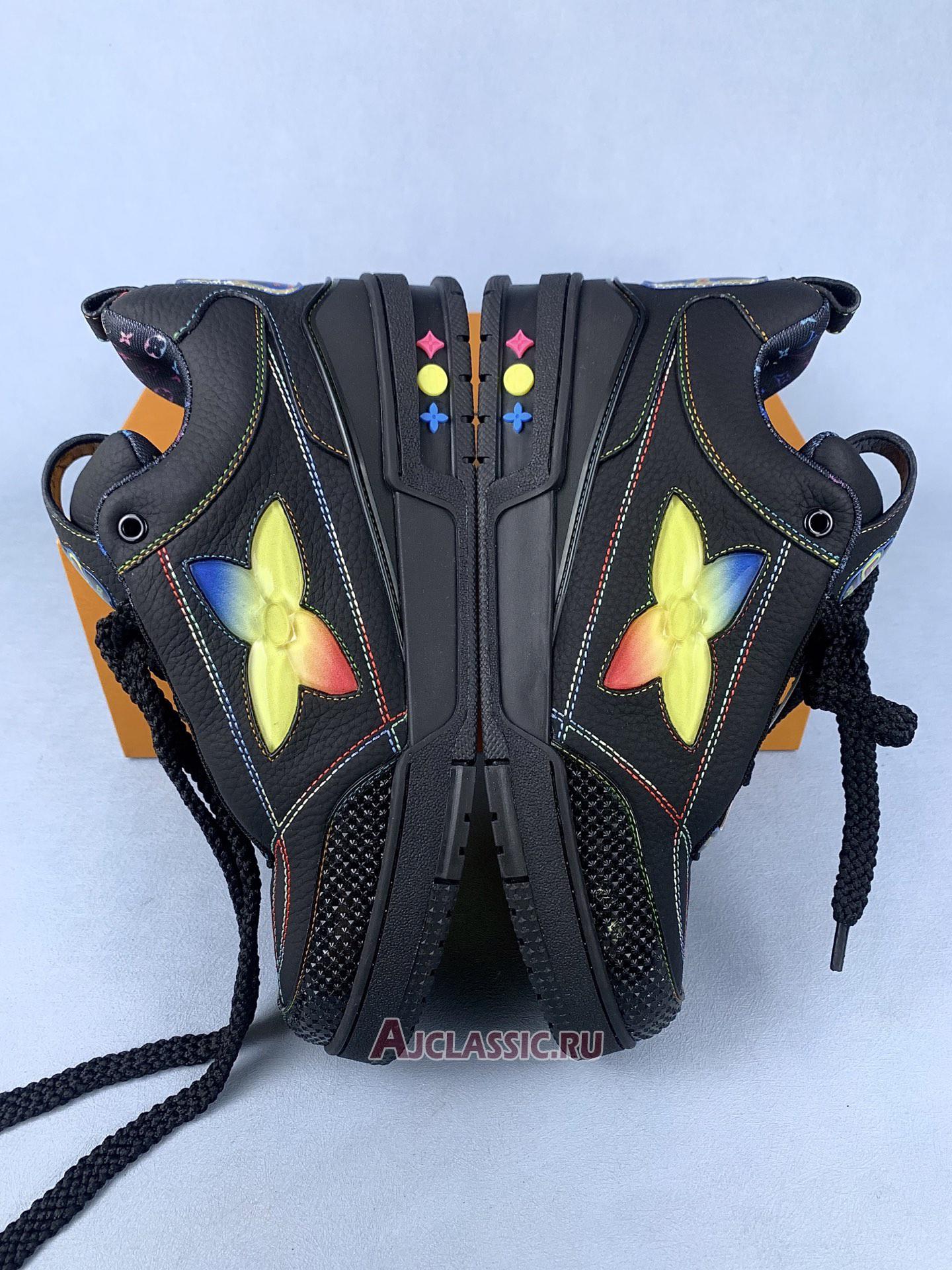 New Louis Vuitton LV Skate Sneaker "Black Colorful Gradient" 1AH599 Shoes