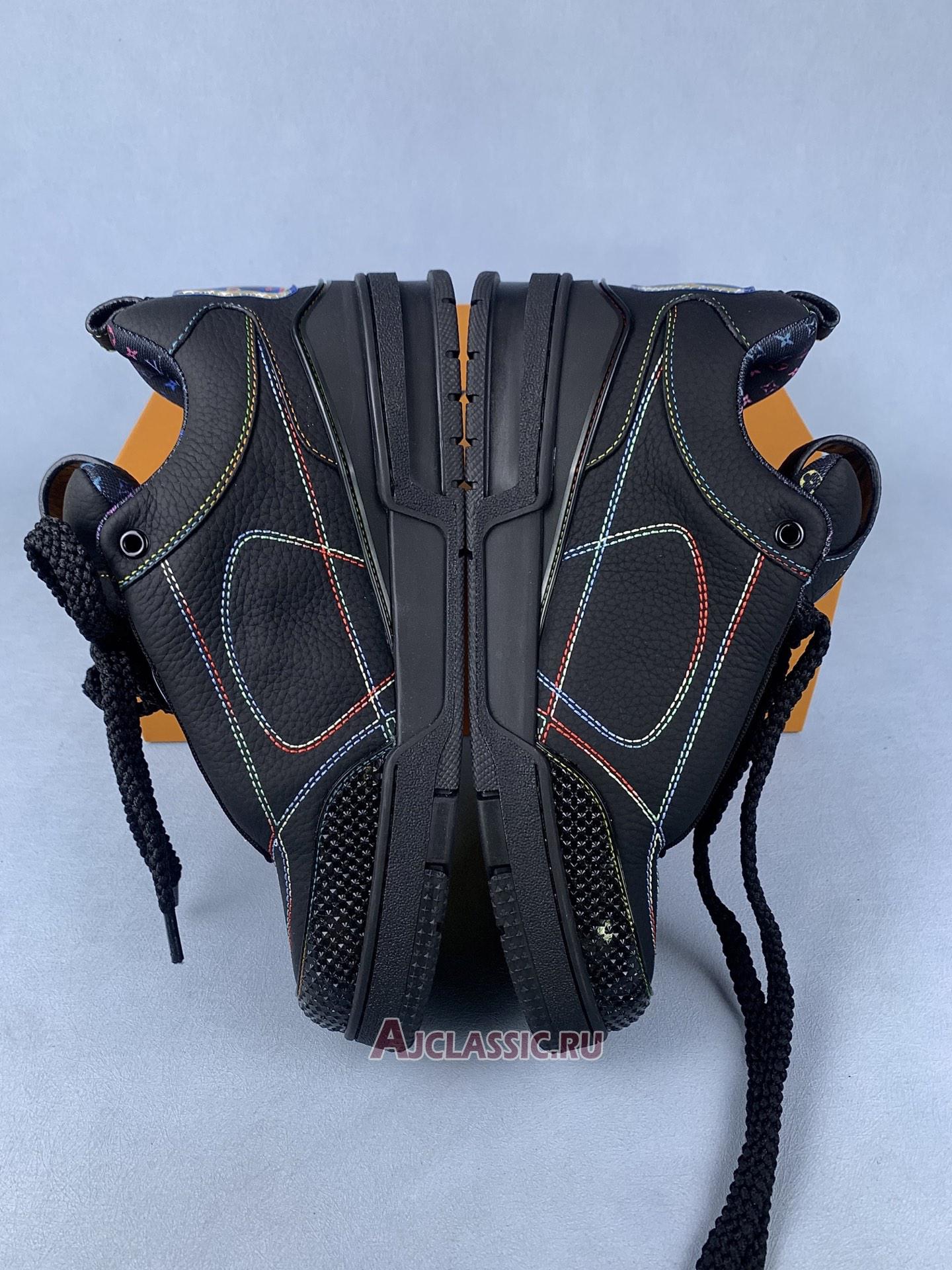 New Louis Vuitton LV Skate Sneaker "Black Colorful Gradient" 1AH599 Shoes