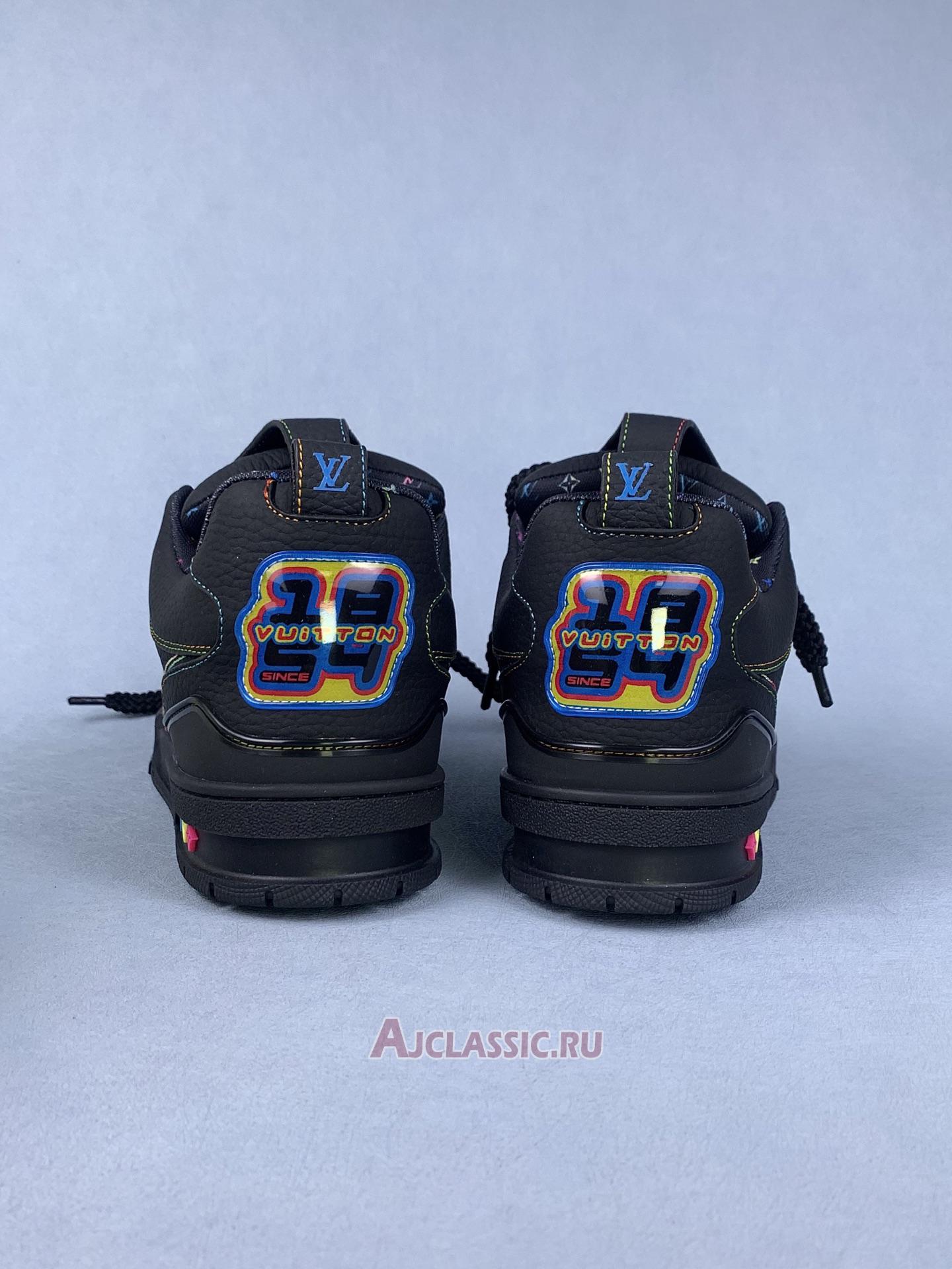 New Louis Vuitton LV Skate Sneaker "Black Colorful Gradient" 1AH599 Shoes