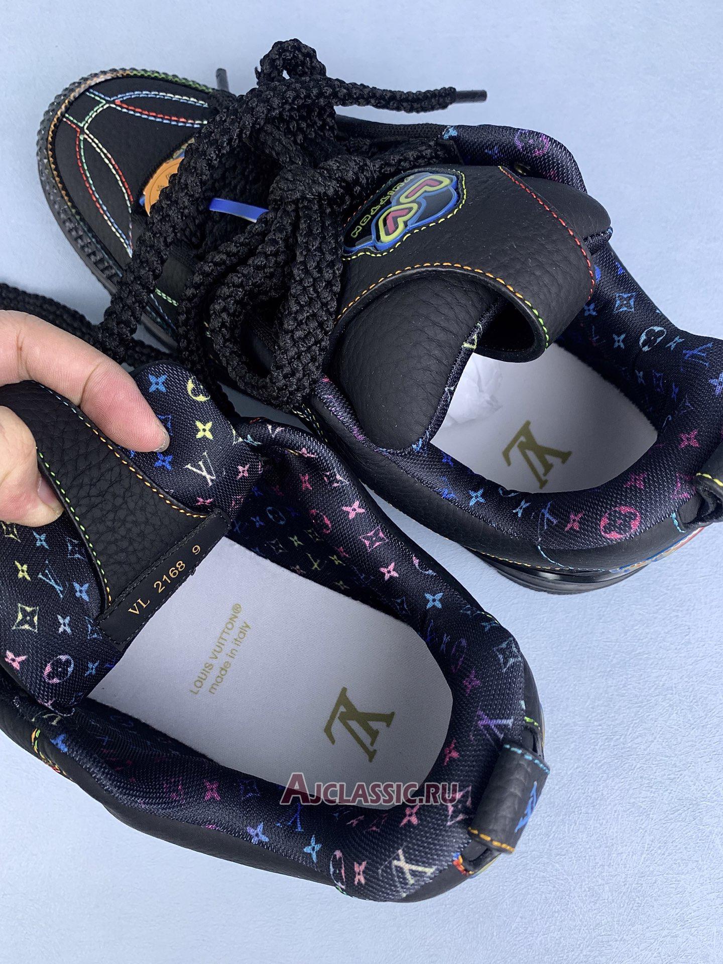 New Louis Vuitton LV Skate Sneaker "Black Colorful Gradient" 1AH599 Shoes