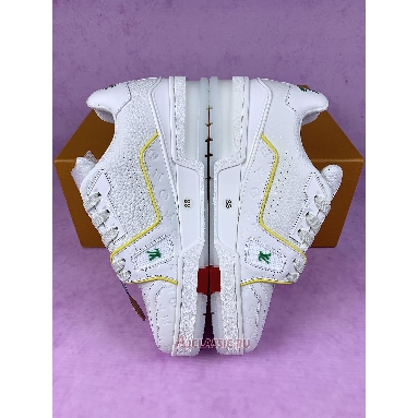 Buy Louis Vuitton LV Trainers Sneaker White Yellow White 1ADERB-2 Quality Reps Replicas Shoes