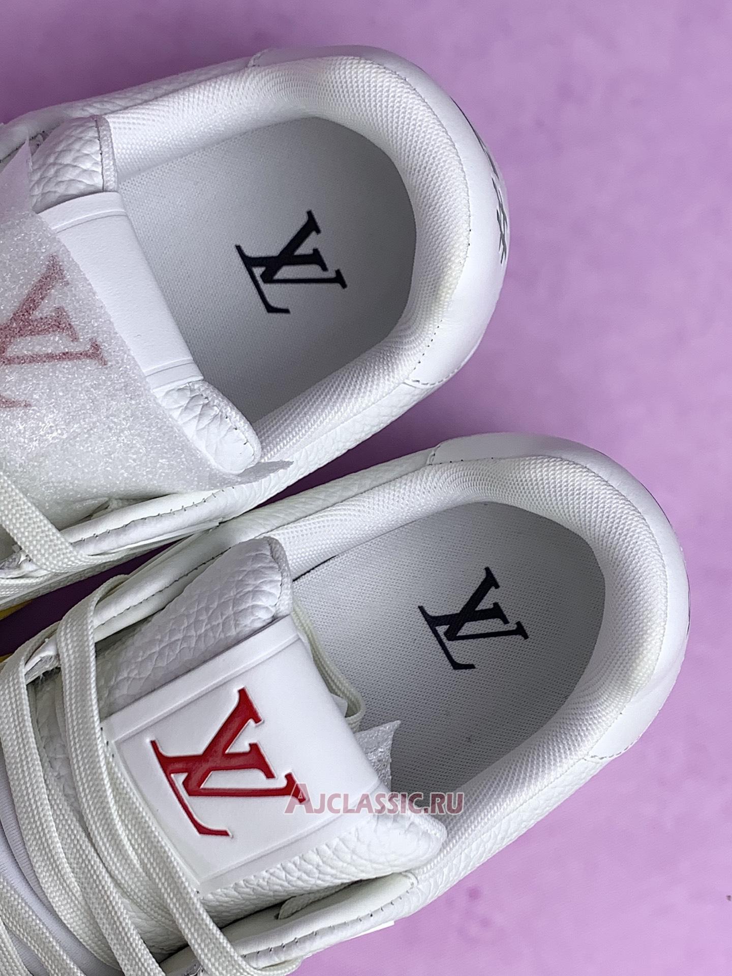 New Louis Vuitton LV Trainers Sneaker "White Yellow" 1ADERB-2 Shoes