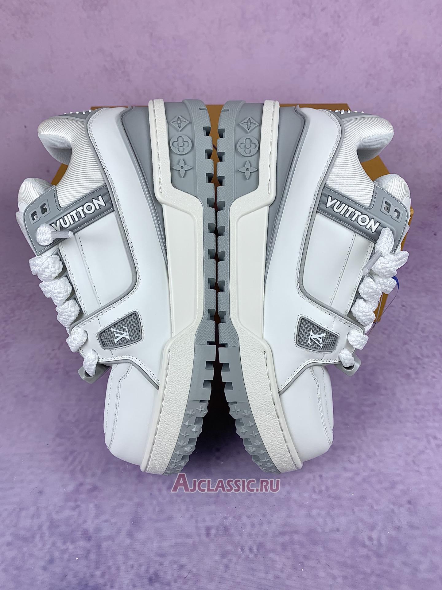 New Louis Vuitton LV Trainer Maxi Sneaker "White Grey" 1ACRJZ-2 Shoes