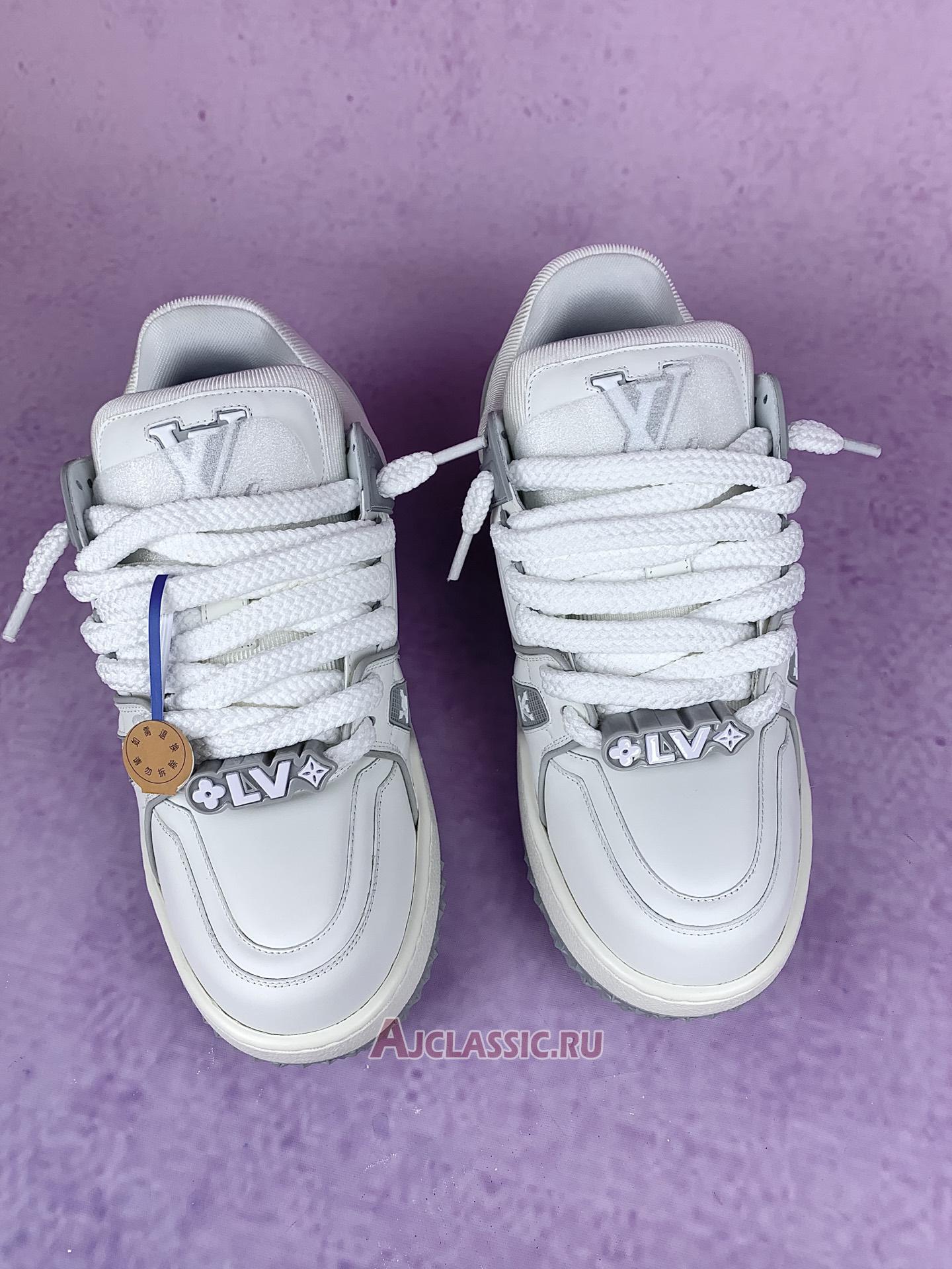 New Louis Vuitton LV Trainer Maxi Sneaker "White Grey" 1ACRJZ-2 Shoes