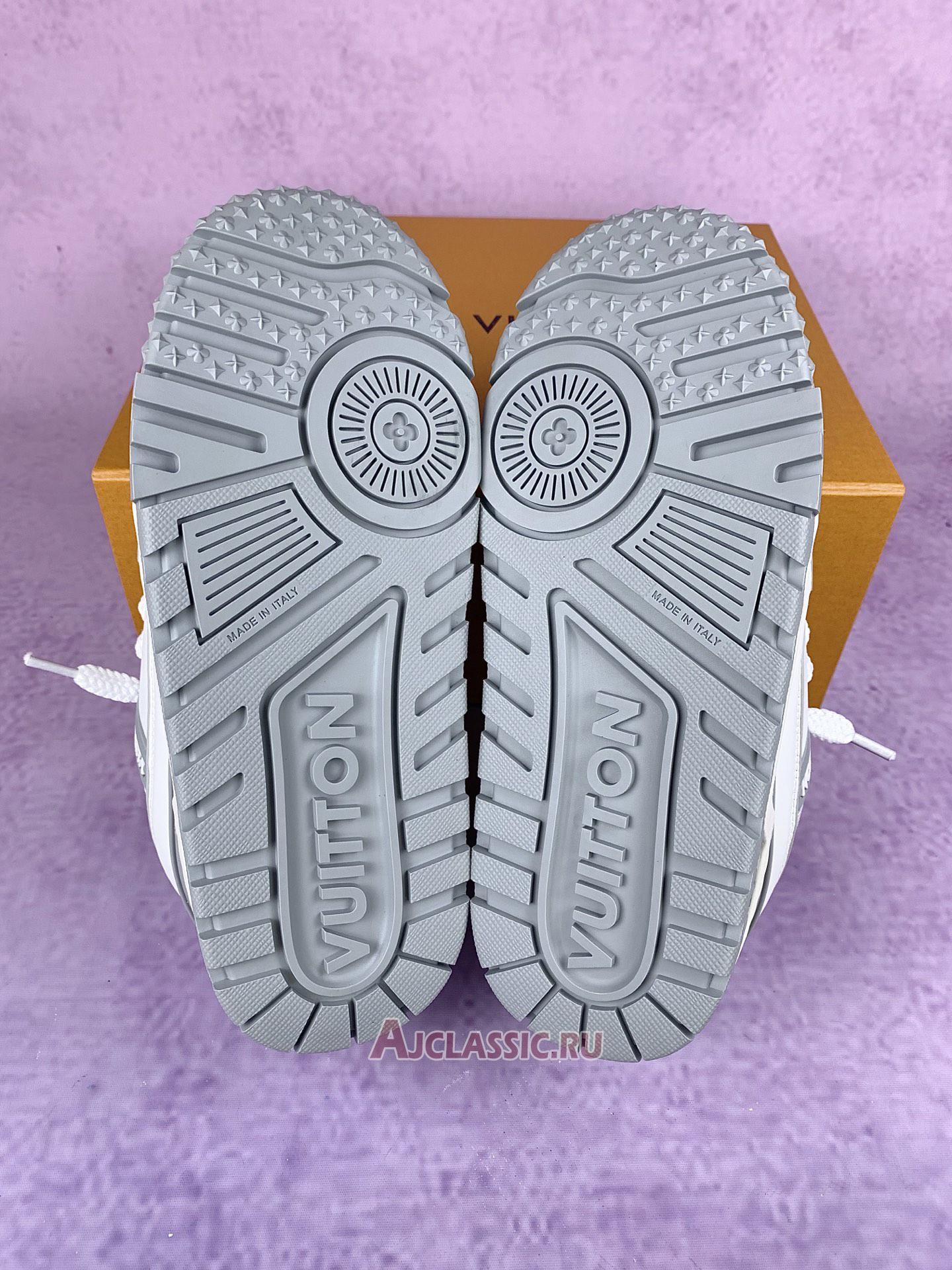 New Louis Vuitton LV Trainer Maxi Sneaker "White Grey" 1ACRJZ-2 Shoes