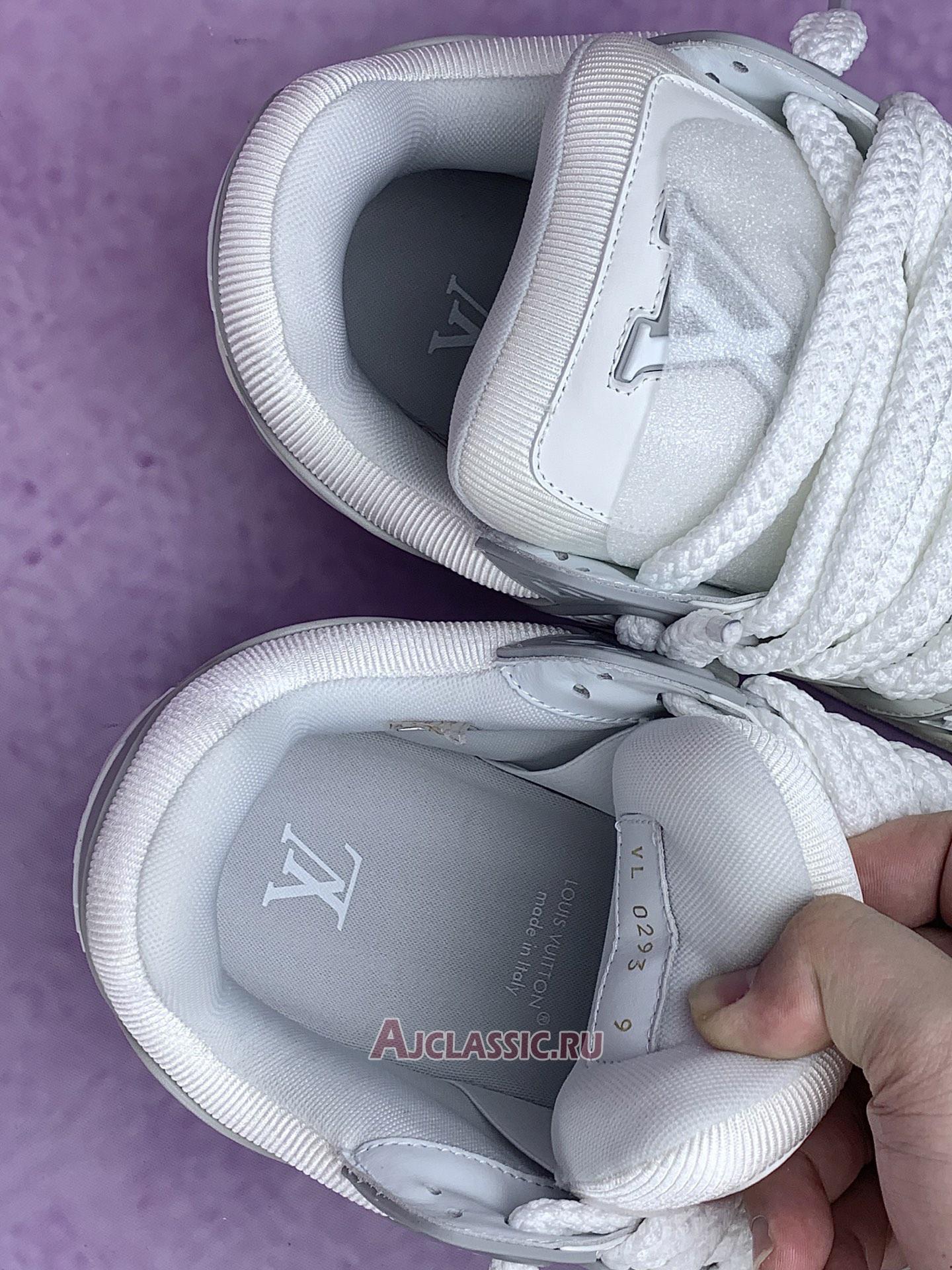 New Louis Vuitton LV Trainer Maxi Sneaker "White Grey" 1ACRJZ-2 Shoes