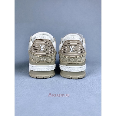 Buy Louis Vuitton LV Trainer Sneaker Beige White Beige 1AIKO6 Quality Reps Replicas Shoes