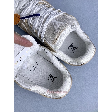 Buy Louis Vuitton LV Trainer Sneaker Beige White Beige 1AIKO6 Quality Reps Replicas Shoes