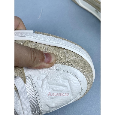 Buy Louis Vuitton LV Trainer Sneaker Beige White Beige 1AIKO6 Quality Reps Replicas Shoes