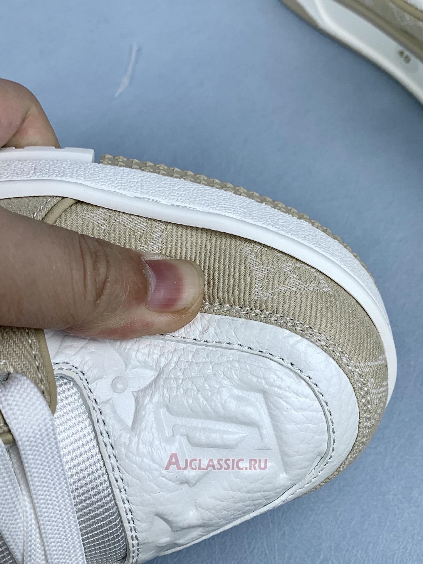 New Louis Vuitton LV Trainer Sneaker "Beige White" 1AIKO6 Shoes
