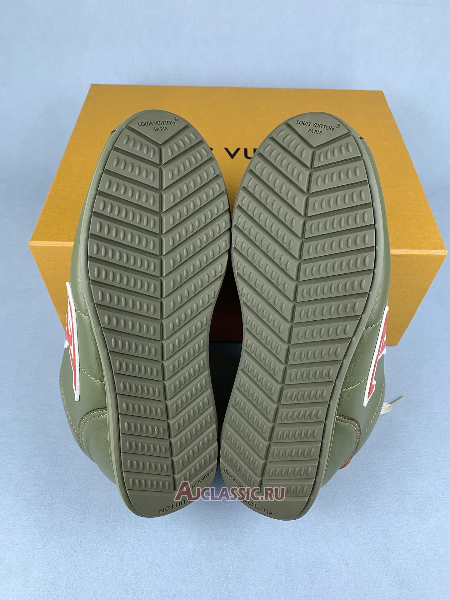 New Louis Vuitton LV BUTTERSOFT Sneaker "Khaki Green" 1AIKHI Shoes