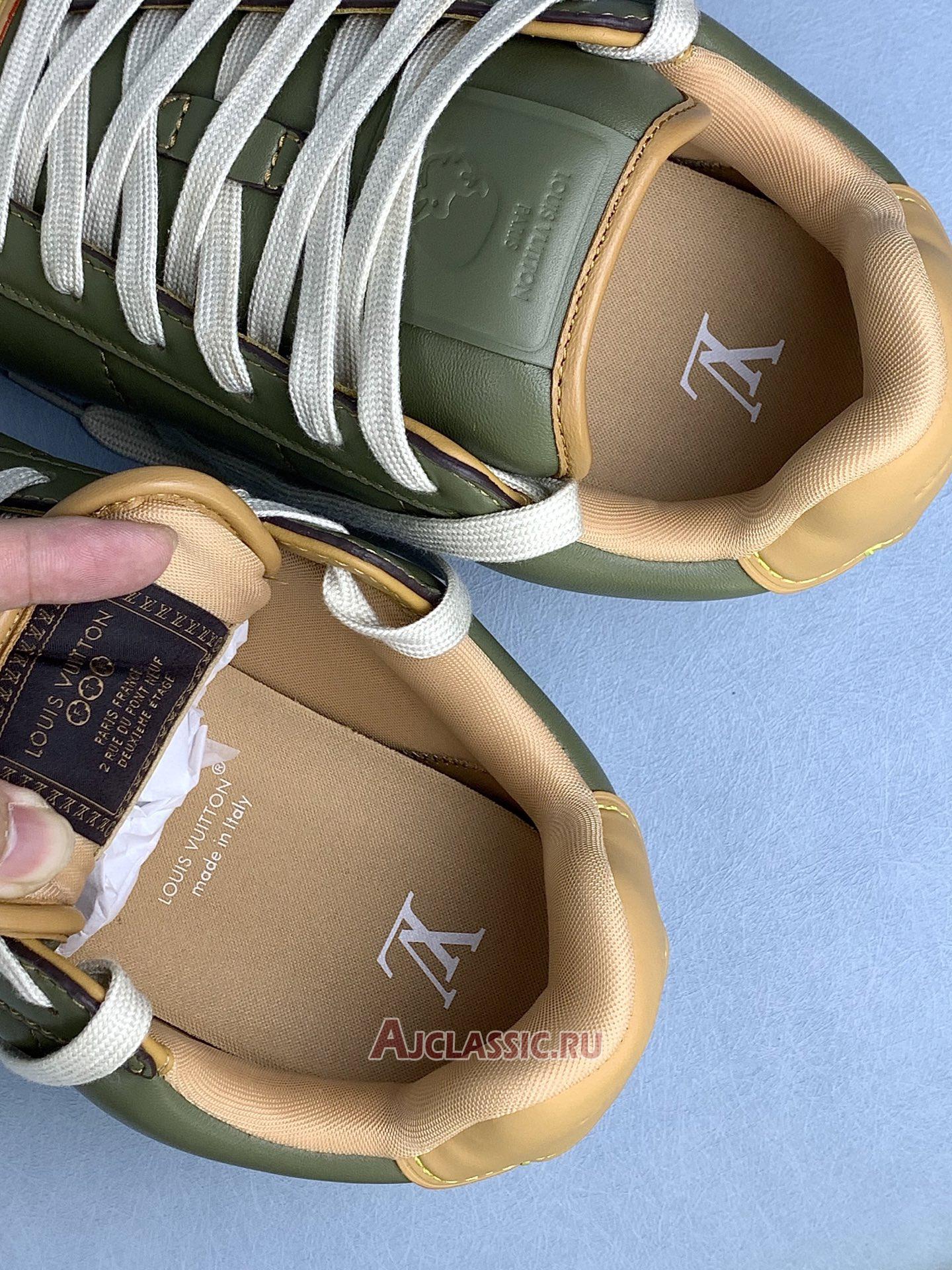 New Louis Vuitton LV BUTTERSOFT Sneaker "Khaki Green" 1AIKHI Shoes