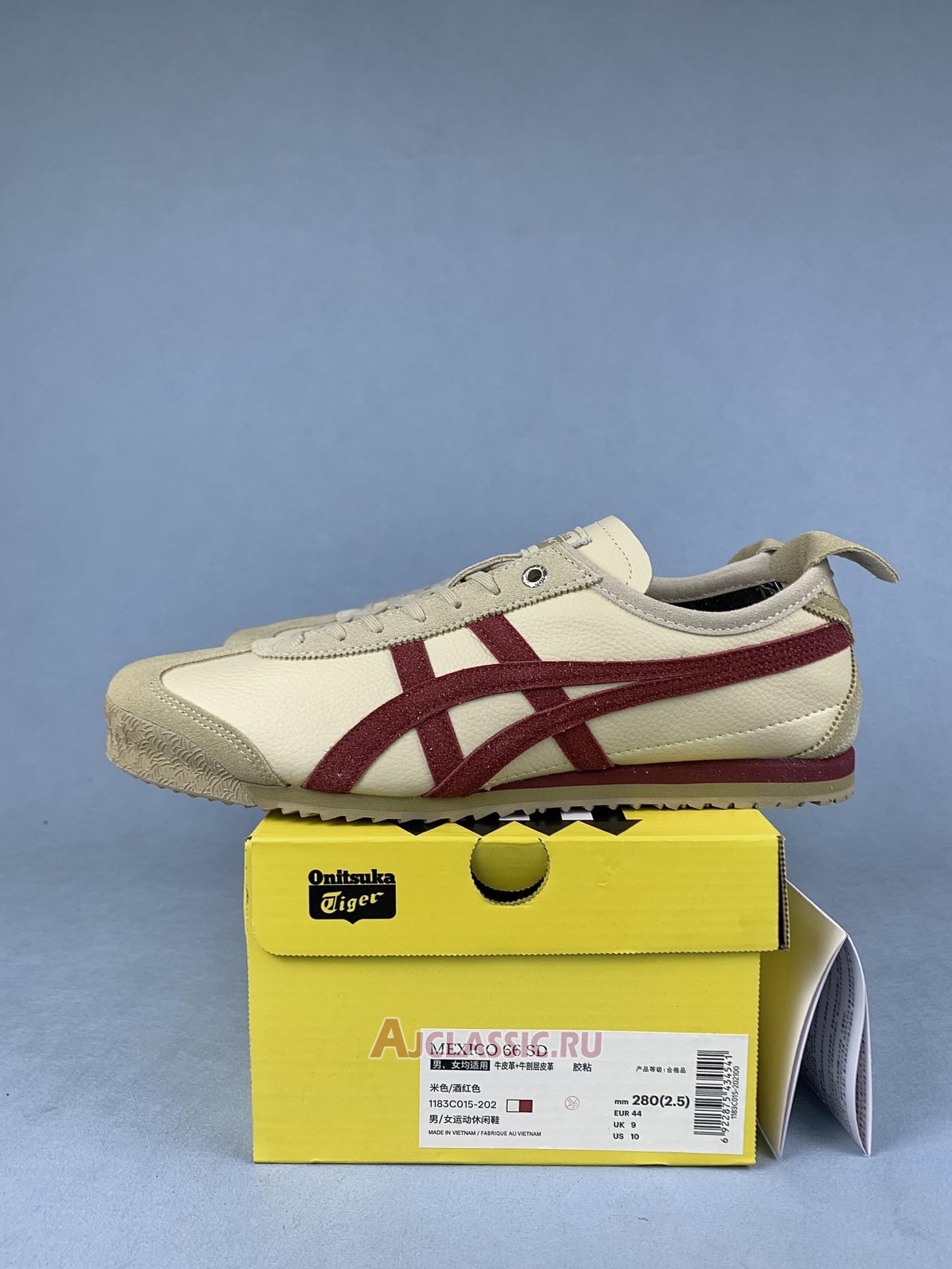 New Onitsuka Tiger Mexico 66 SD VIN "Beige Beet Juice" 1183C015-202 Shoes