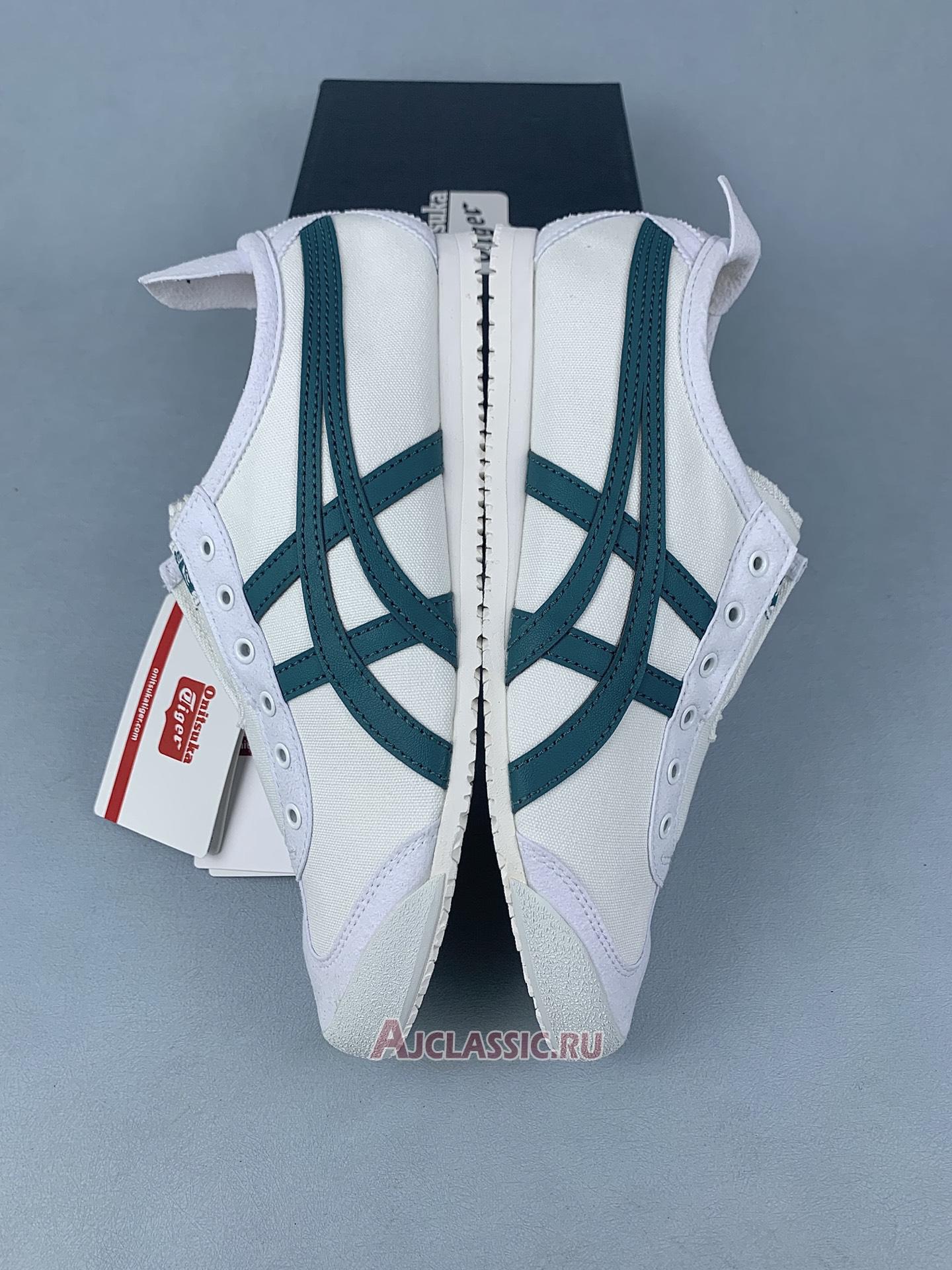New Onitsuka Tiger Mexico 66 SLIP-ON "White Spruce Green" 1183A360-112 Shoes