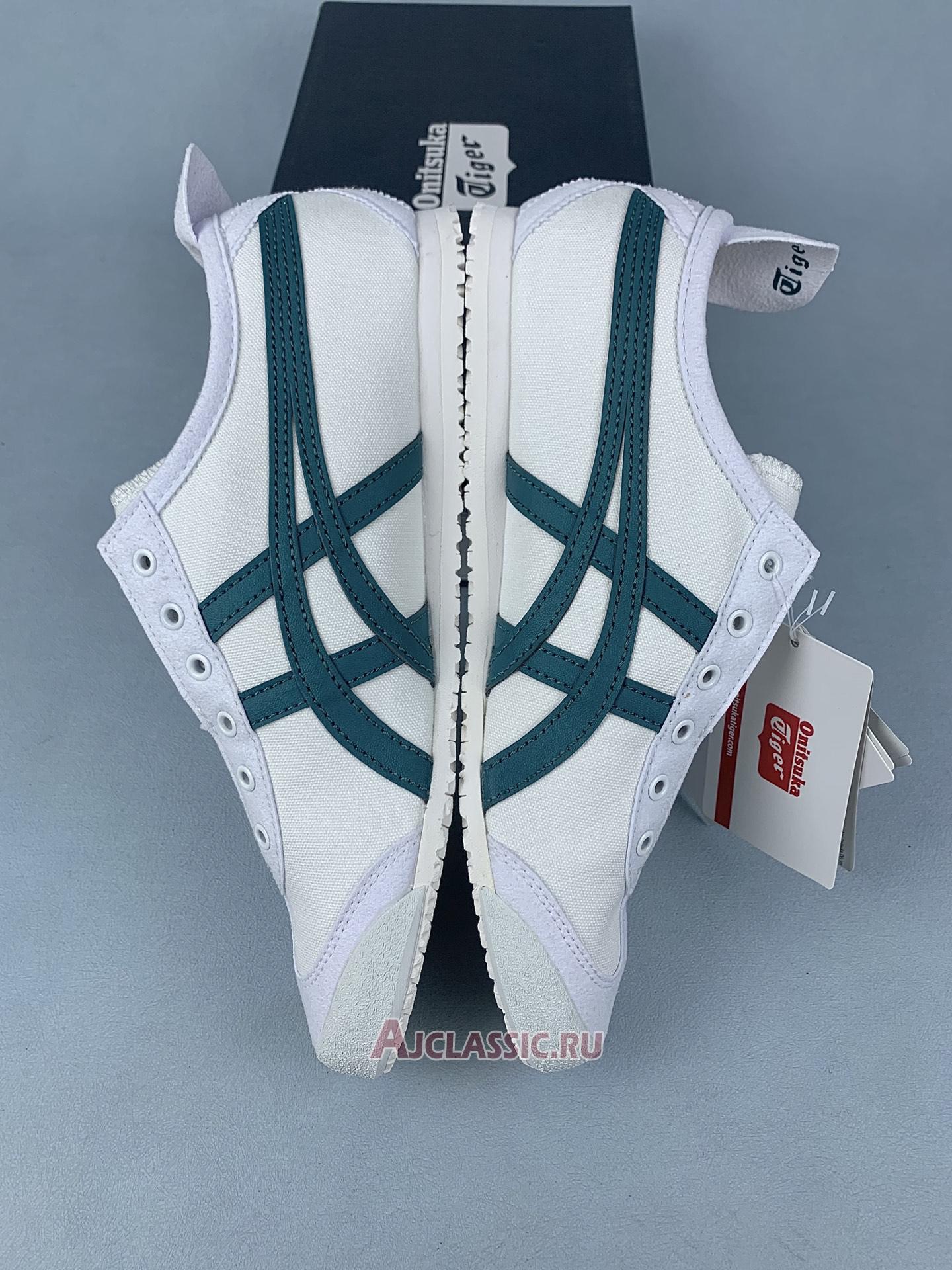 New Onitsuka Tiger Mexico 66 SLIP-ON "White Spruce Green" 1183A360-112 Shoes