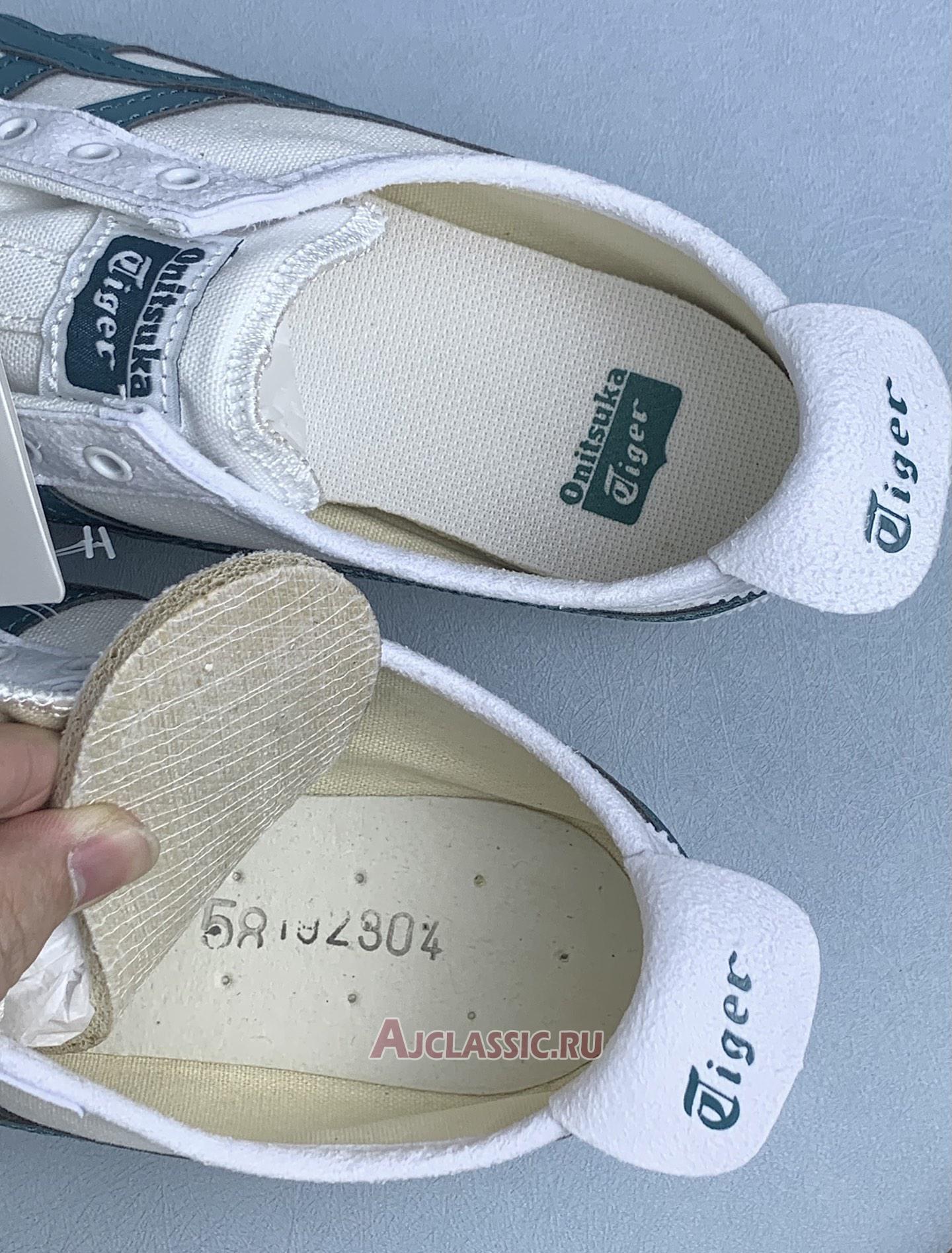 New Onitsuka Tiger Mexico 66 SLIP-ON "White Spruce Green" 1183A360-112 Shoes