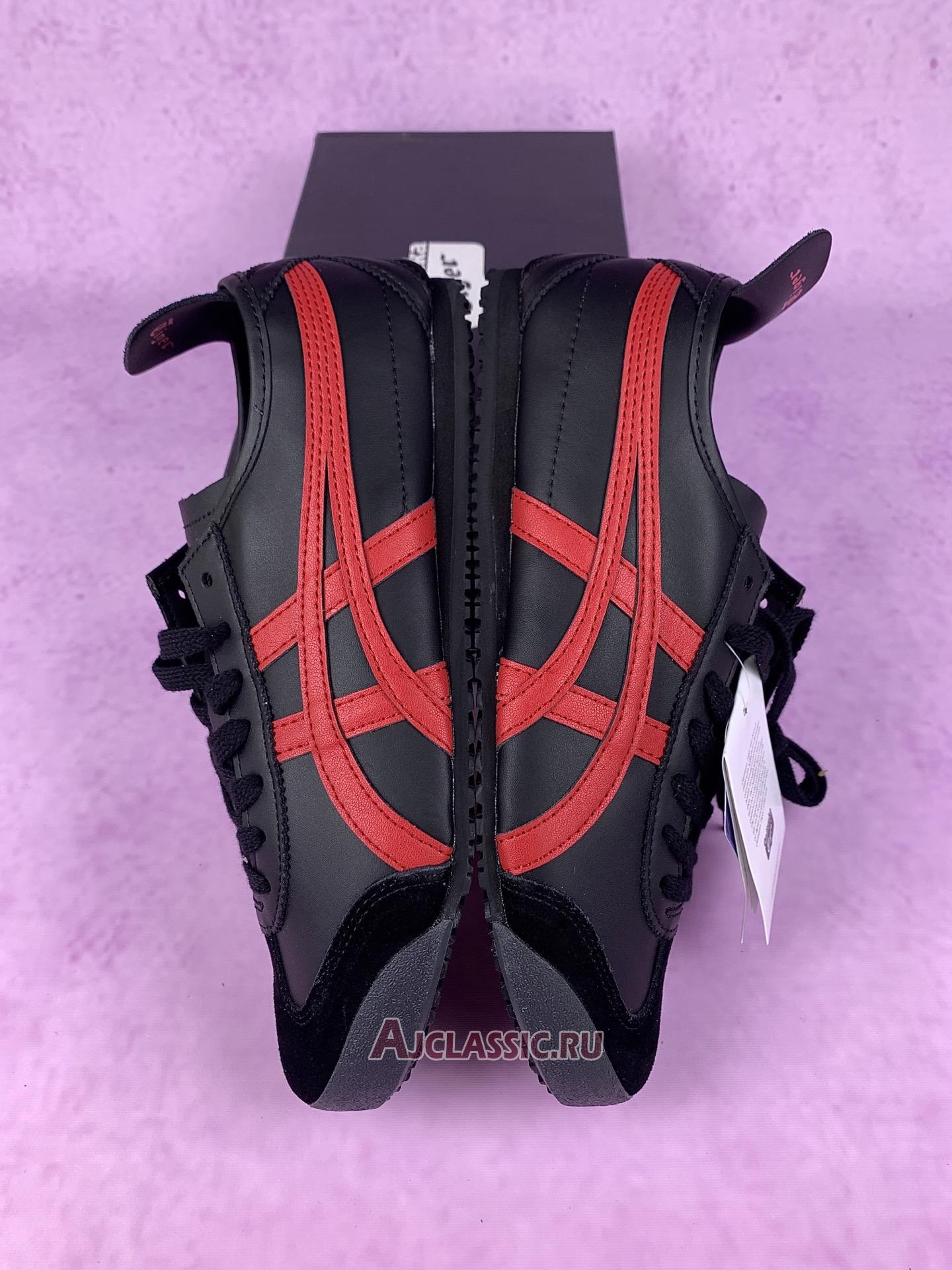 New Onitsuka Tiger Mexico 66 "Black Classic Red" 1183C102-004 Shoes