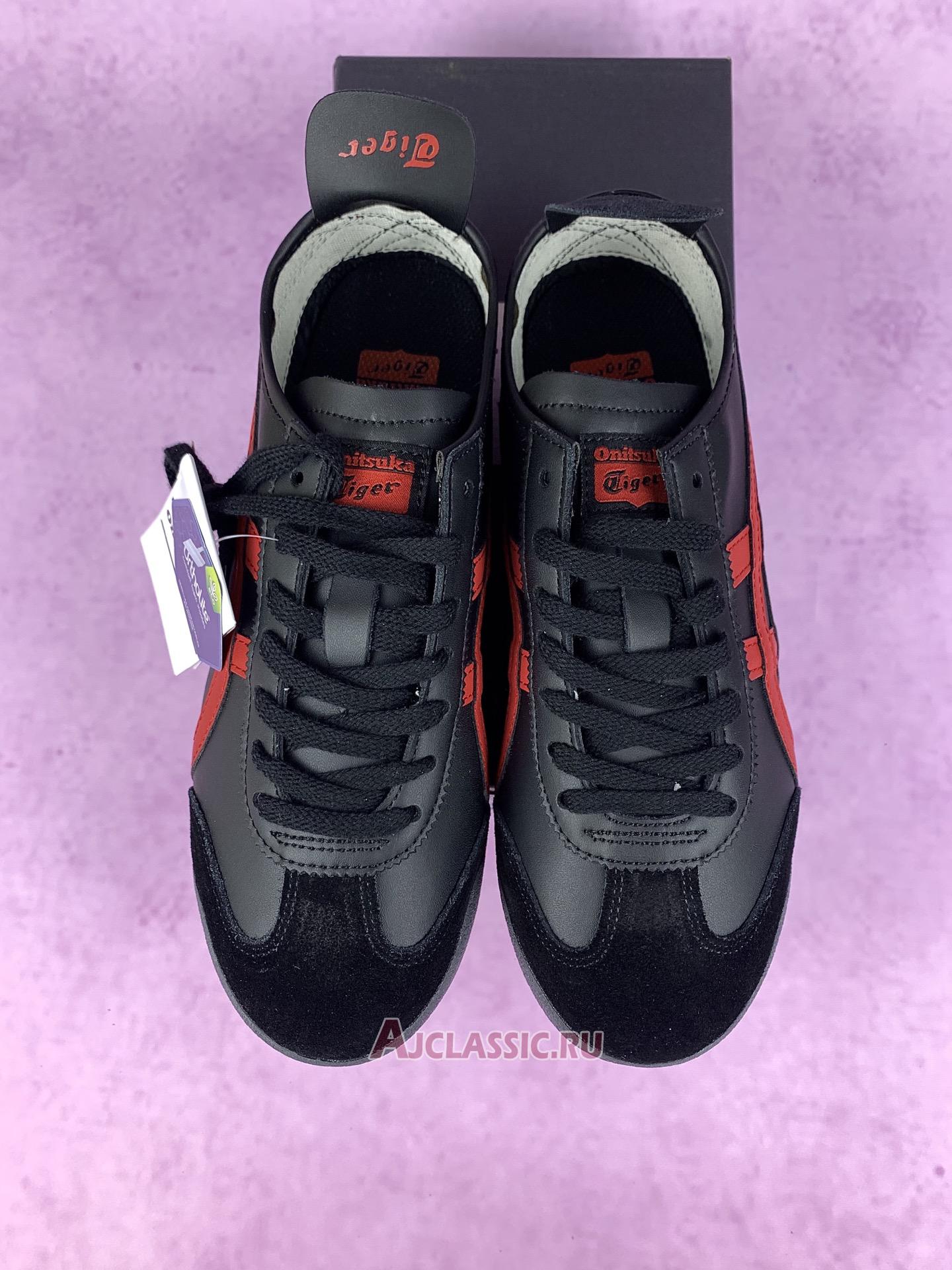 New Onitsuka Tiger Mexico 66 "Black Classic Red" 1183C102-004 Shoes
