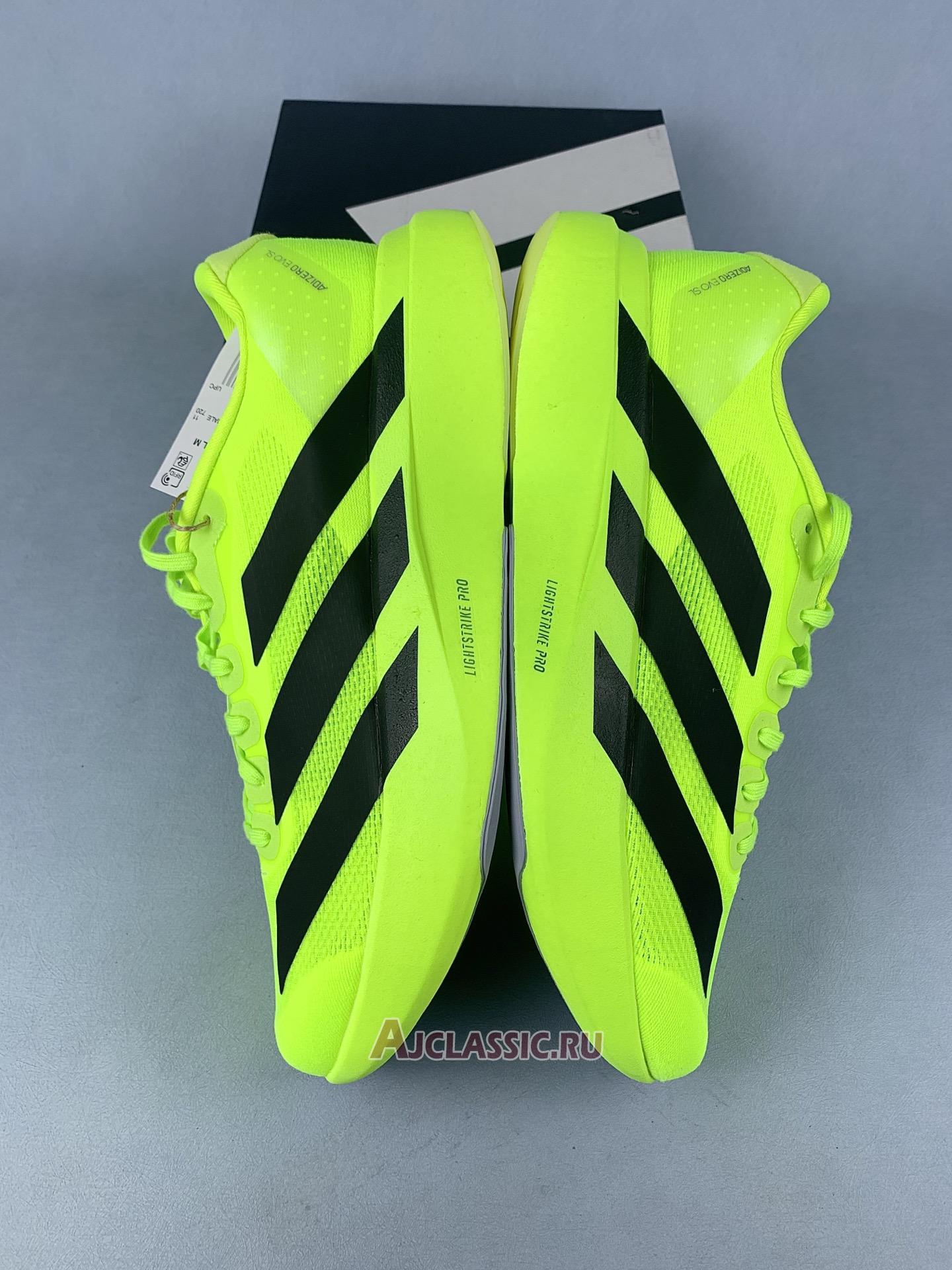 New Adidas Adizero Adios Pro 4 "Lucid Lemon Black" JR6364 Shoes