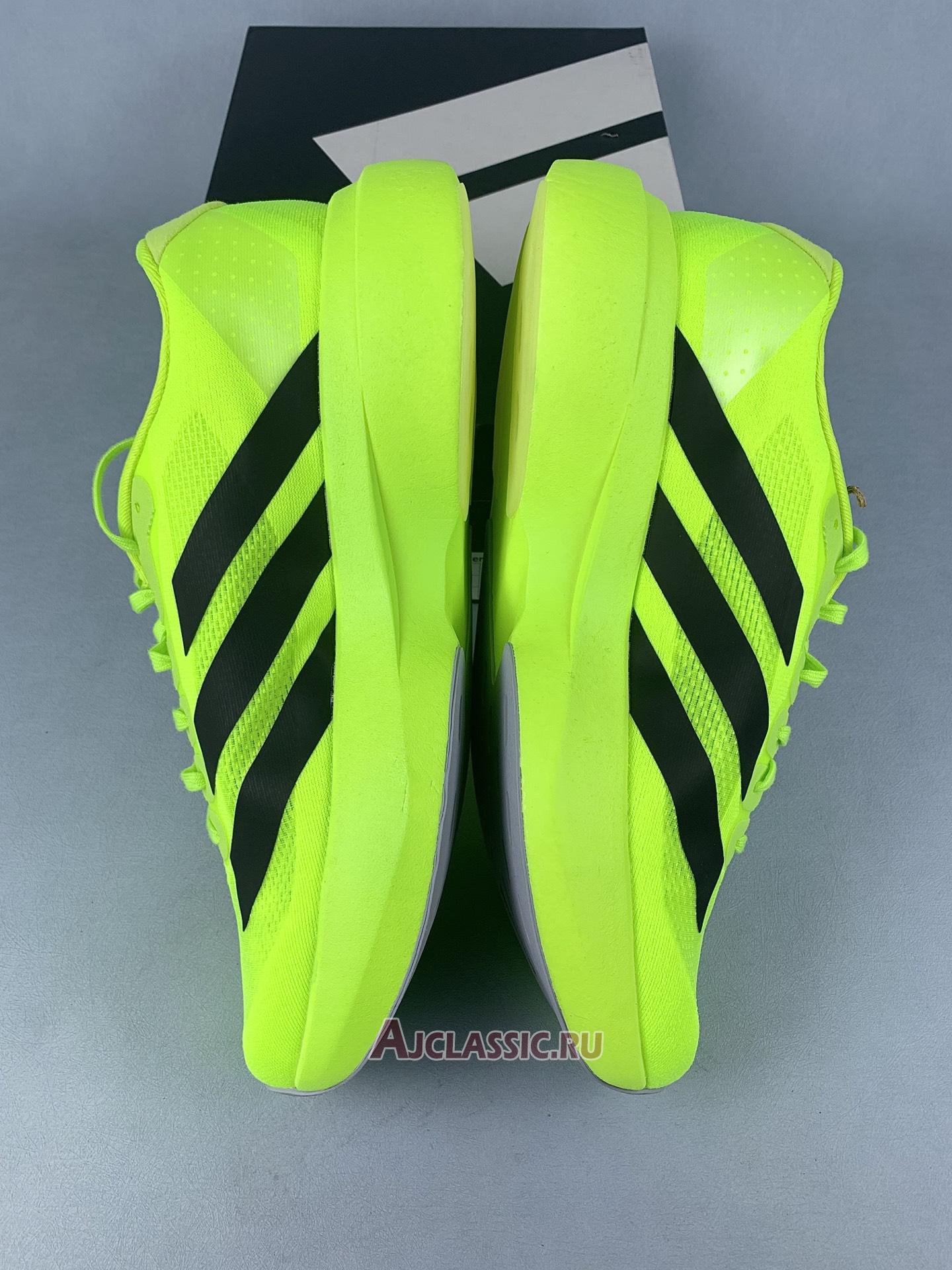 New Adidas Adizero Adios Pro 4 "Lucid Lemon Black" JR6364 Shoes