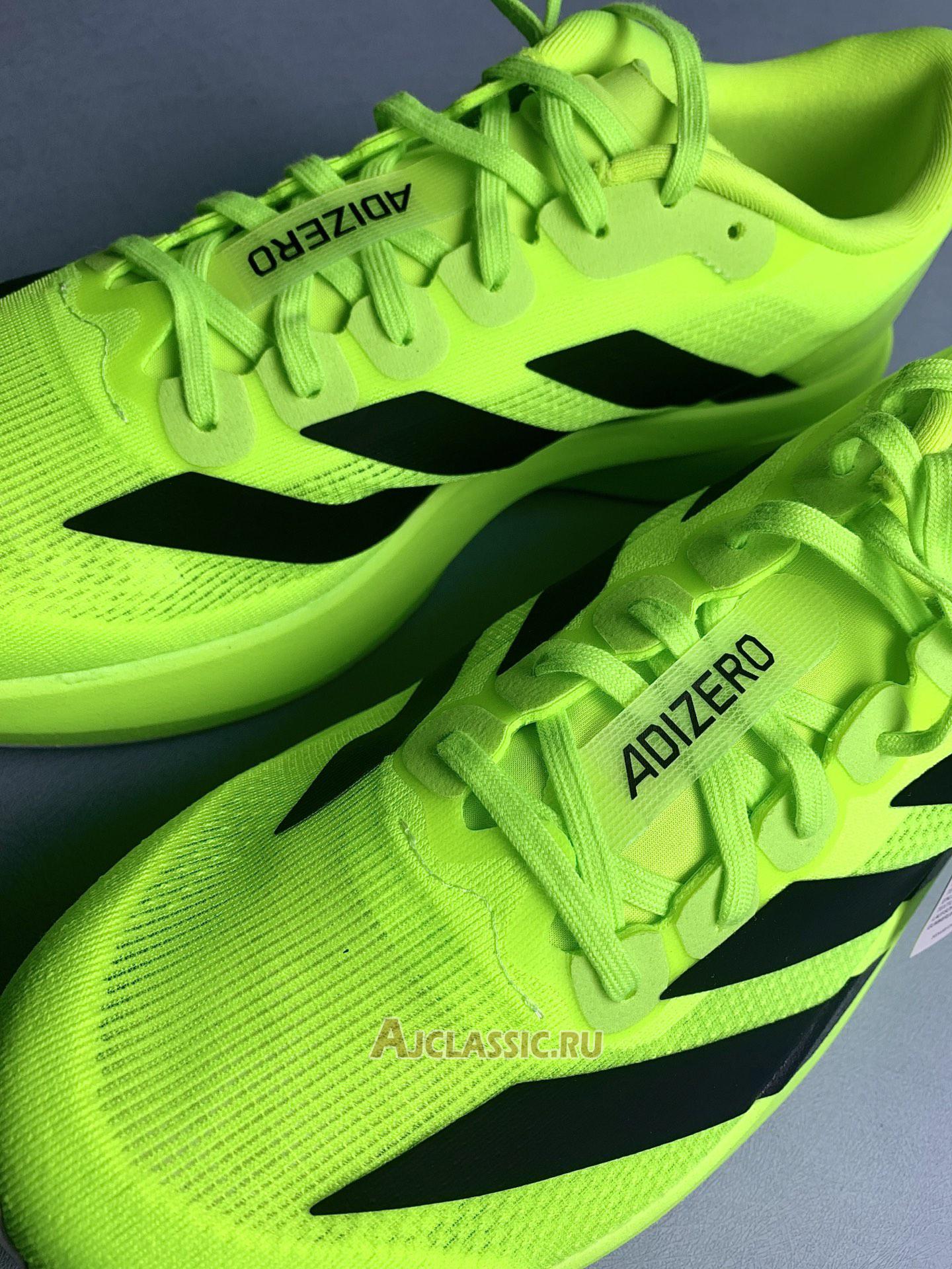 New Adidas Adizero Adios Pro 4 "Lucid Lemon Black" JR6364 Shoes