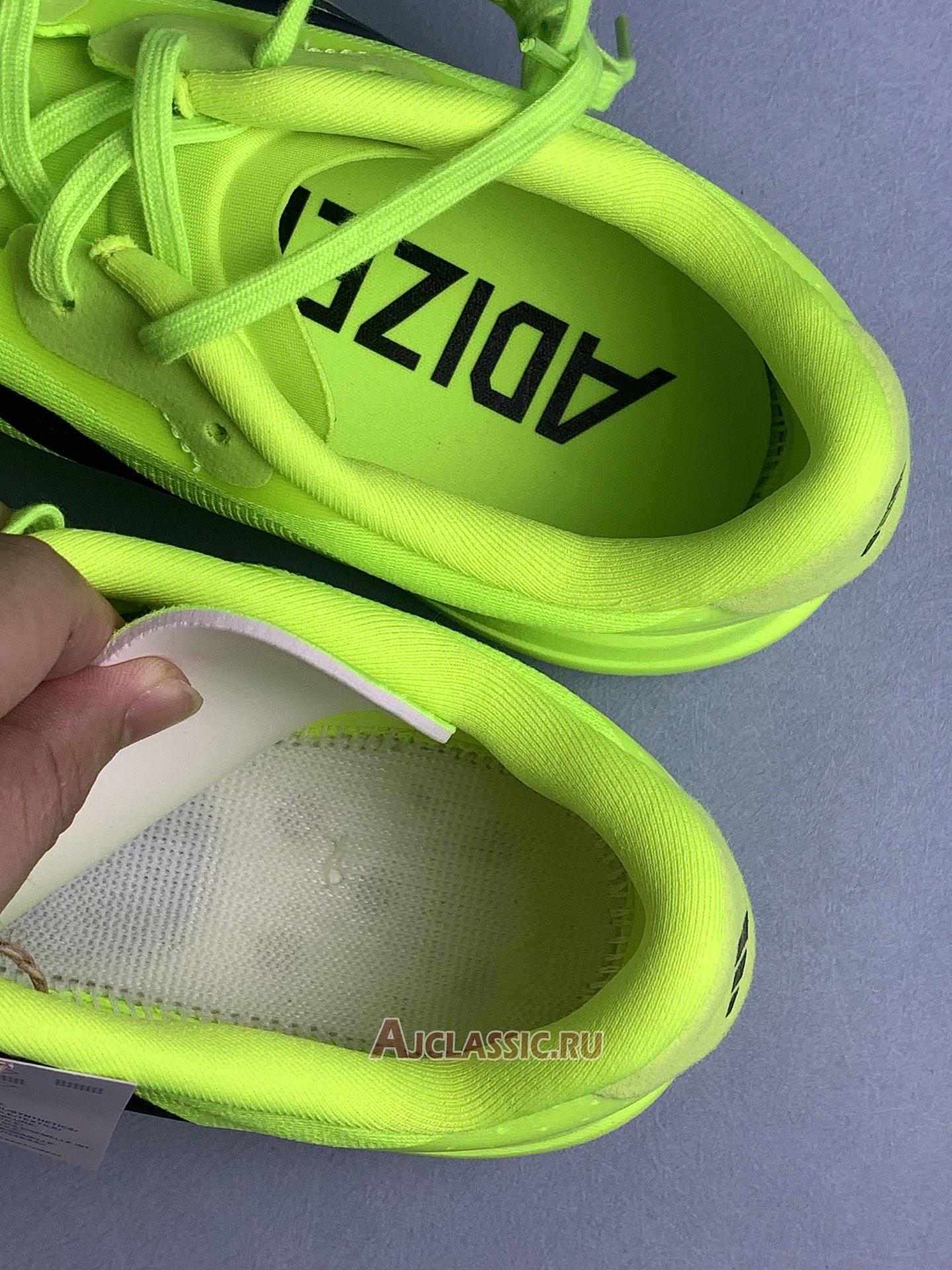 New Adidas Adizero Adios Pro 4 "Lucid Lemon Black" JR6364 Shoes