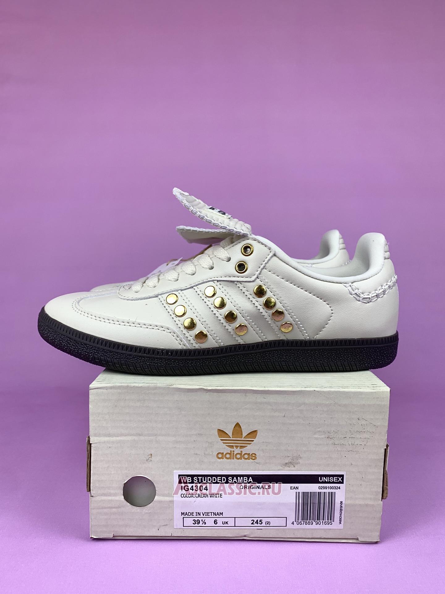 New Wales Bonner x Adidas Samba "Studded Pack - Cream" IG4304 Shoes