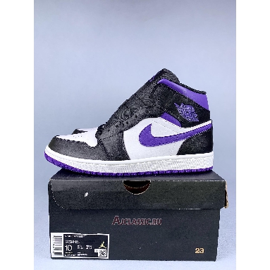 Buy Air Jordan 1 Mid Dark Iris Purple 554724-095 Quality Reps Replicas Shoes