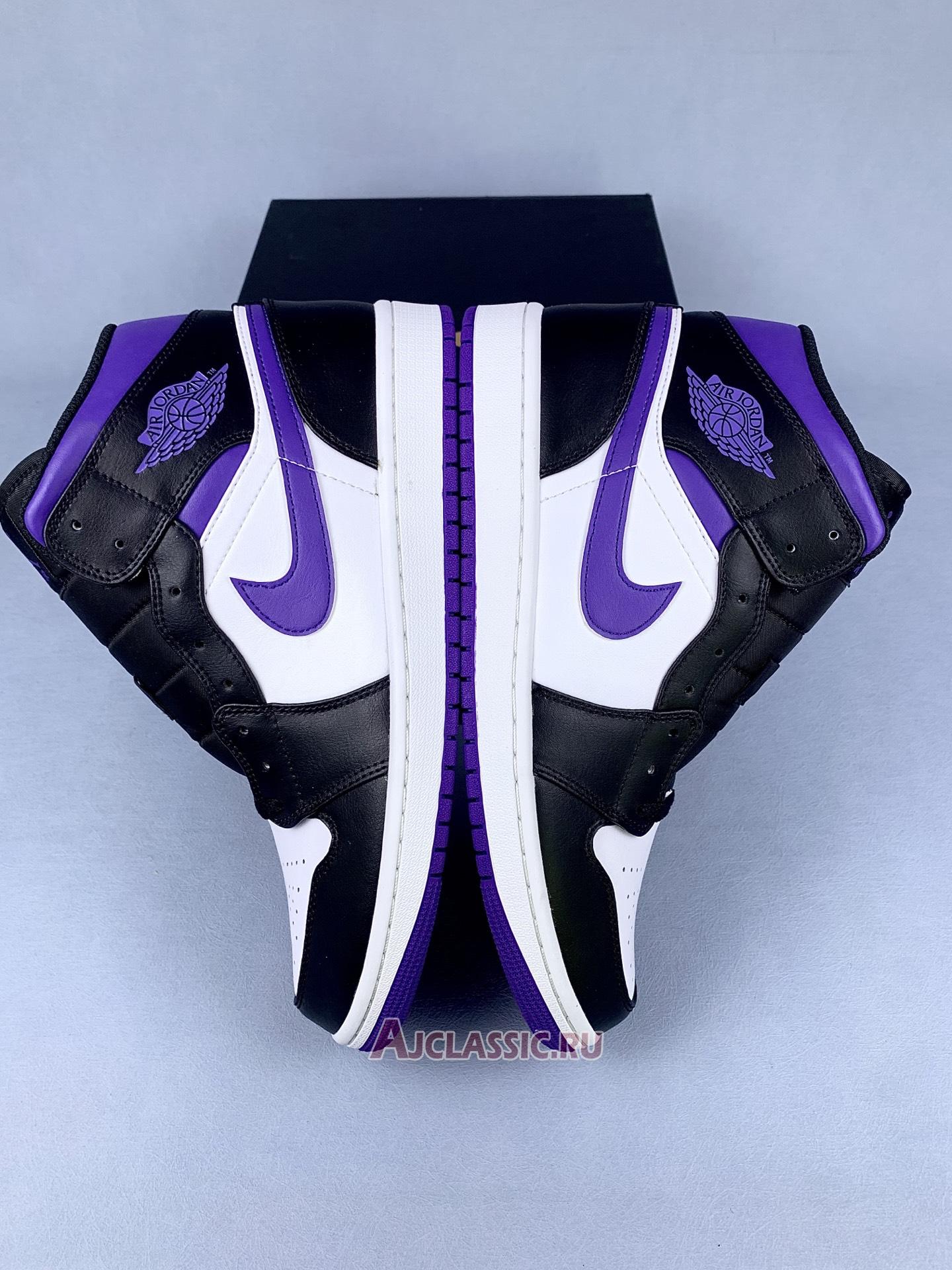 New Air Jordan 1 Mid "Dark Iris" 554724-095 Shoes