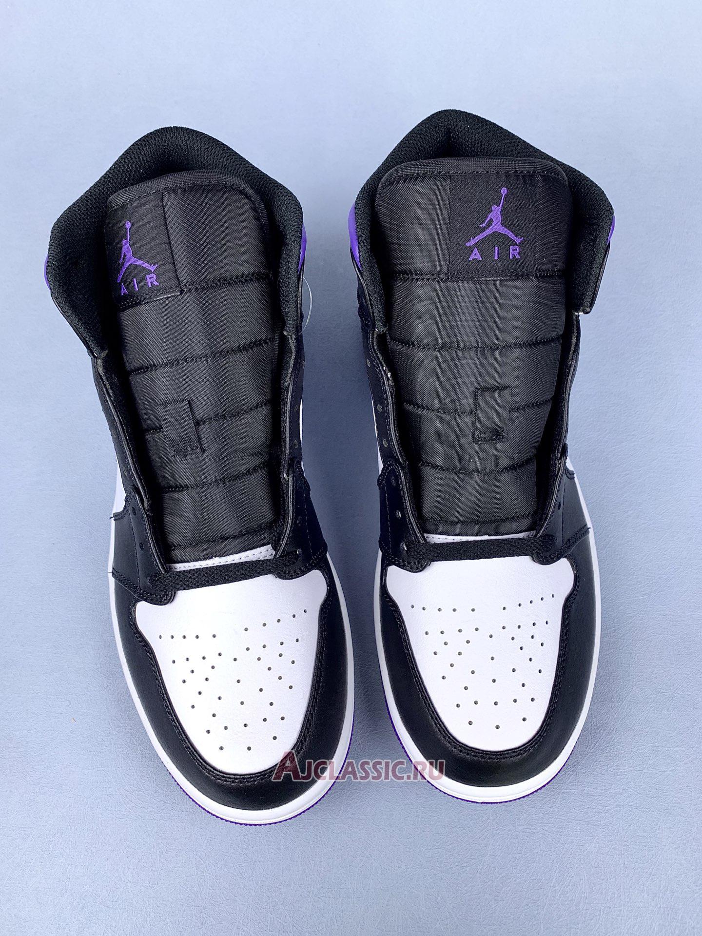 New Air Jordan 1 Mid "Dark Iris" 554724-095 Shoes