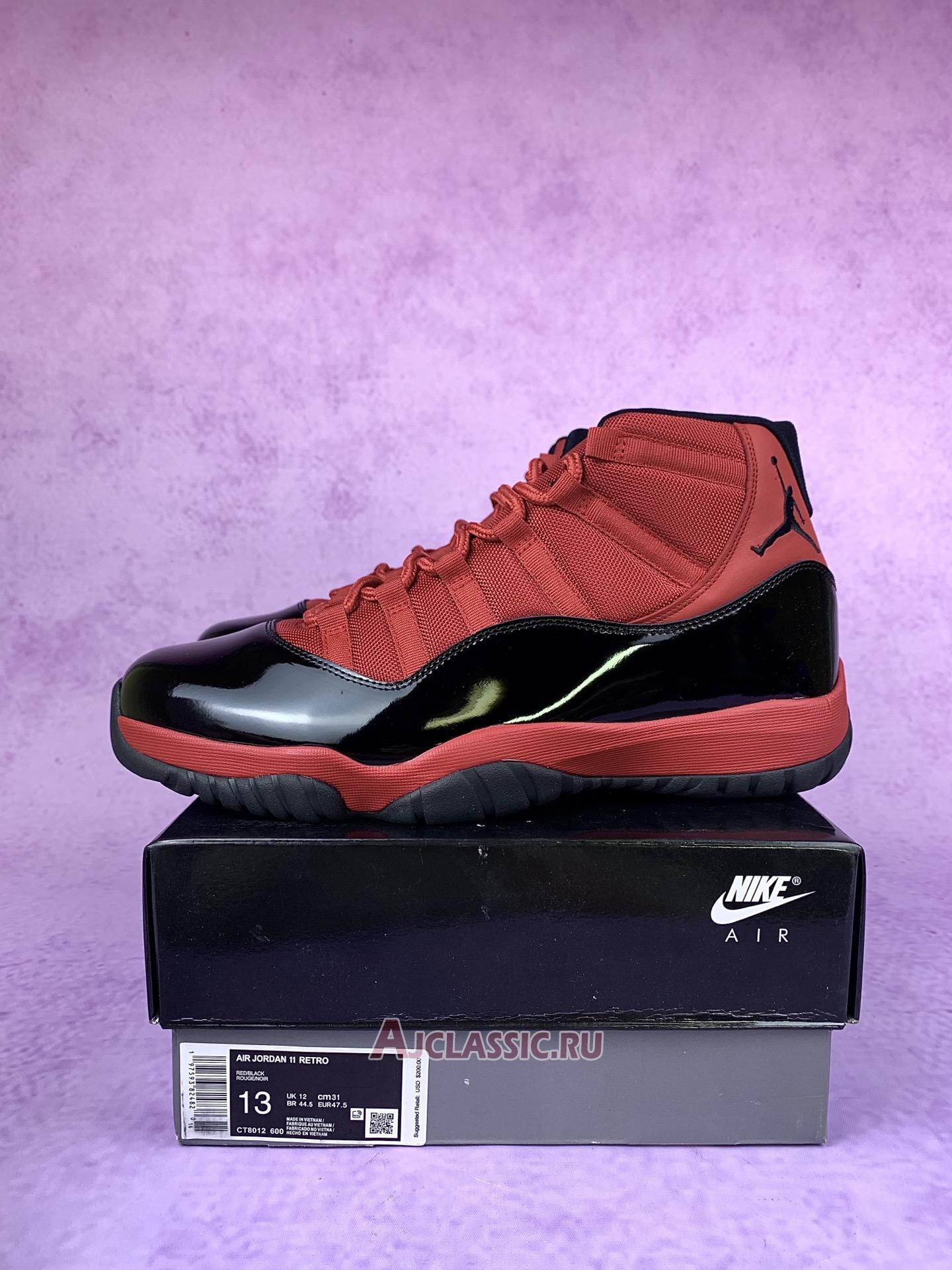 New Air Jordan 11 Retro "Black Red" CT8012-600 Shoes
