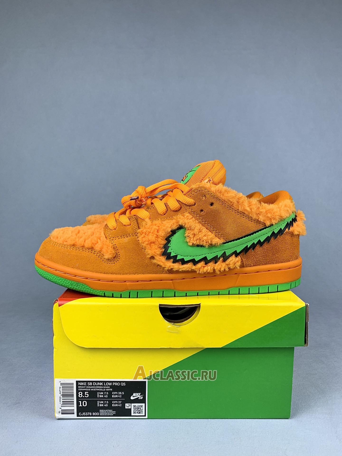New Grateful Dead x Nike Dunk Low SB "Orange Bear" CJ5378-800-2 Shoes