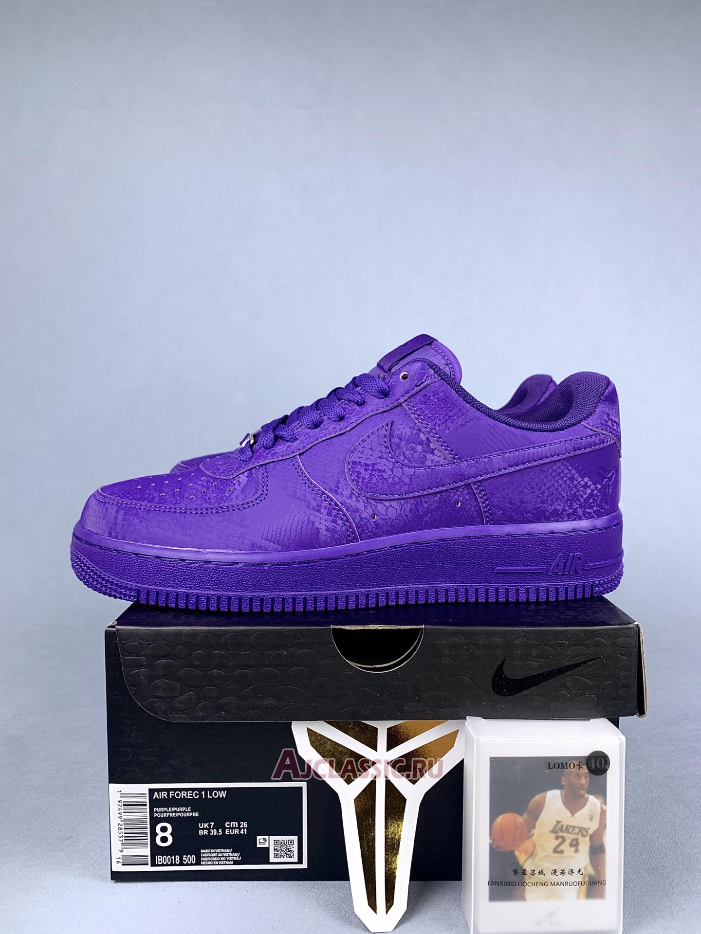 New Kobe Bryant x Nike Air Force 1 Low "Court Purple" IB0018-500 Shoes