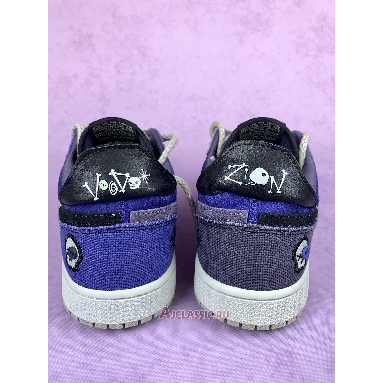 Buy Zion Williamson x Air Jordan 1 Retro Low OG Voodoo Alternate Blue IH2309-500 Quality Reps Replicas Shoes