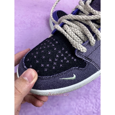 Buy Zion Williamson x Air Jordan 1 Retro Low OG Voodoo Alternate Blue IH2309-500 Quality Reps Replicas Shoes