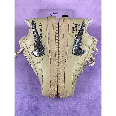 Buy Off-White x Nike Air Force 1 Low SP Sesame Brown FD6900-200 Quality Reps Replicas Shoes
