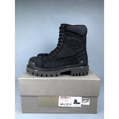 Buy Balenciaga Combat Strike 20mm Boots Washed Black Cotton Black 694060W2H111000 Quality Reps Replicas Shoes