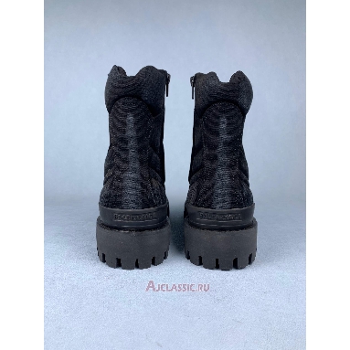 Buy Balenciaga Combat Strike 20mm Boots Washed Black Cotton Black 694060W2H111000 Quality Reps Replicas Shoes