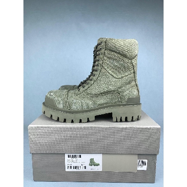 Buy Balenciaga Combat Strike 20mm Boots Washed Green Cotton Green 694042W2H113300 Quality Reps Replicas Shoes