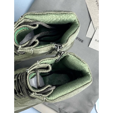 Buy Balenciaga Combat Strike 20mm Boots Washed Green Cotton Green 694042W2H113300 Quality Reps Replicas Shoes