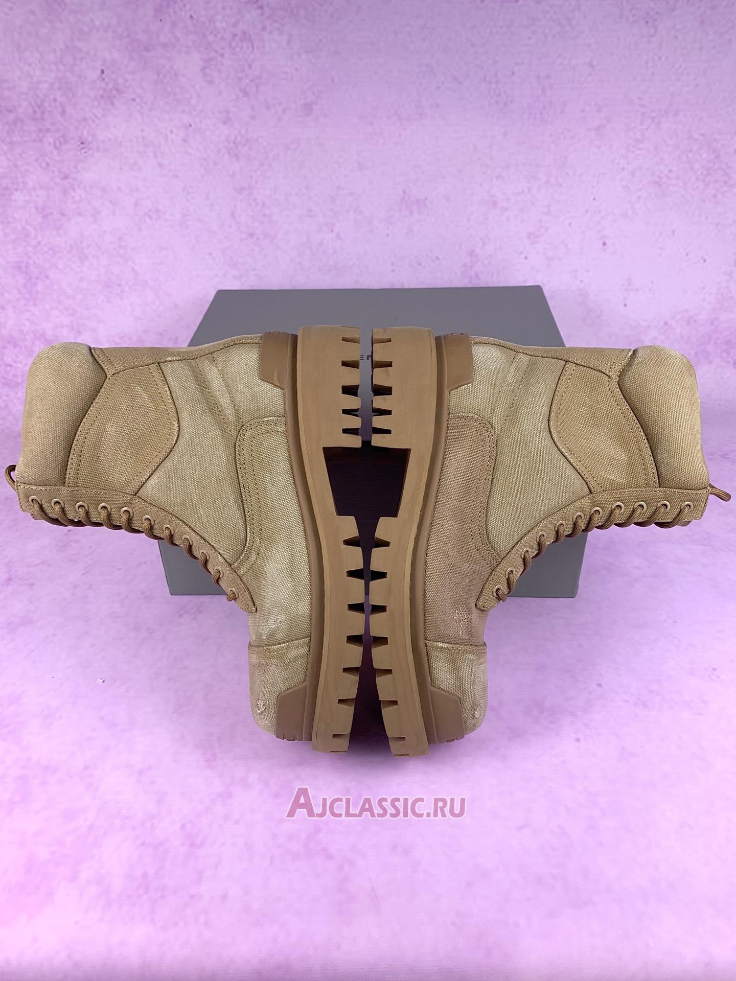 New Balenciaga Combat Strike Boot "Worn-Out - Beige" 694042W2H112020 Shoes