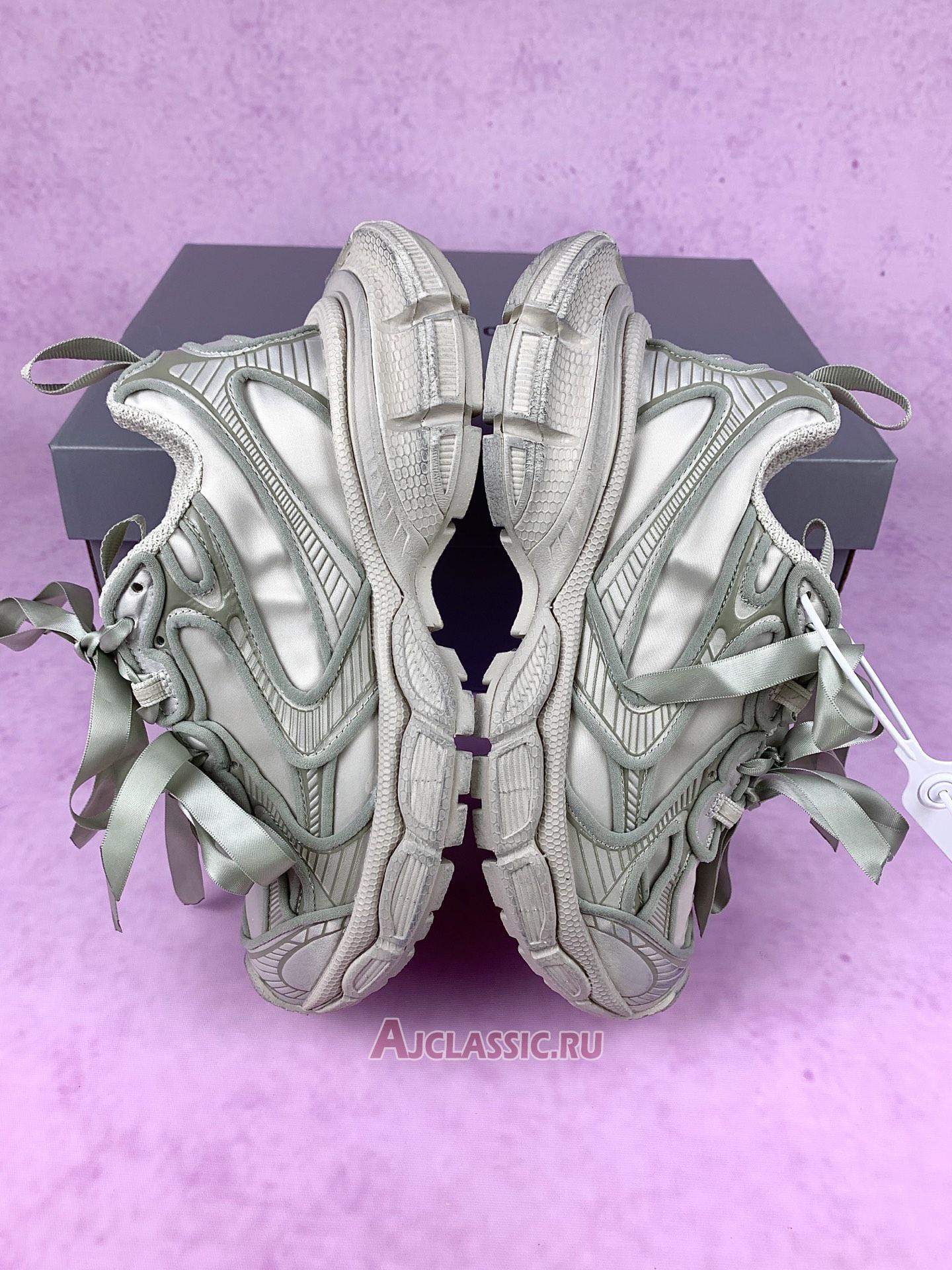 New Balenciaga 3XL Worn-Out 10 "Gray Bow" 734731 W3XSB 9200 Shoes