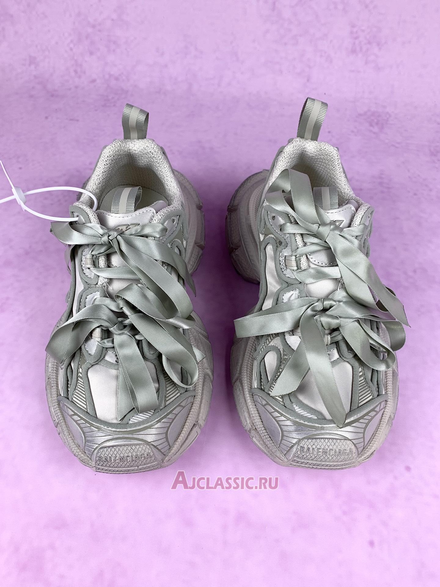 New Balenciaga 3XL Worn-Out 10 "Gray Bow" 734731 W3XSB 9200 Shoes